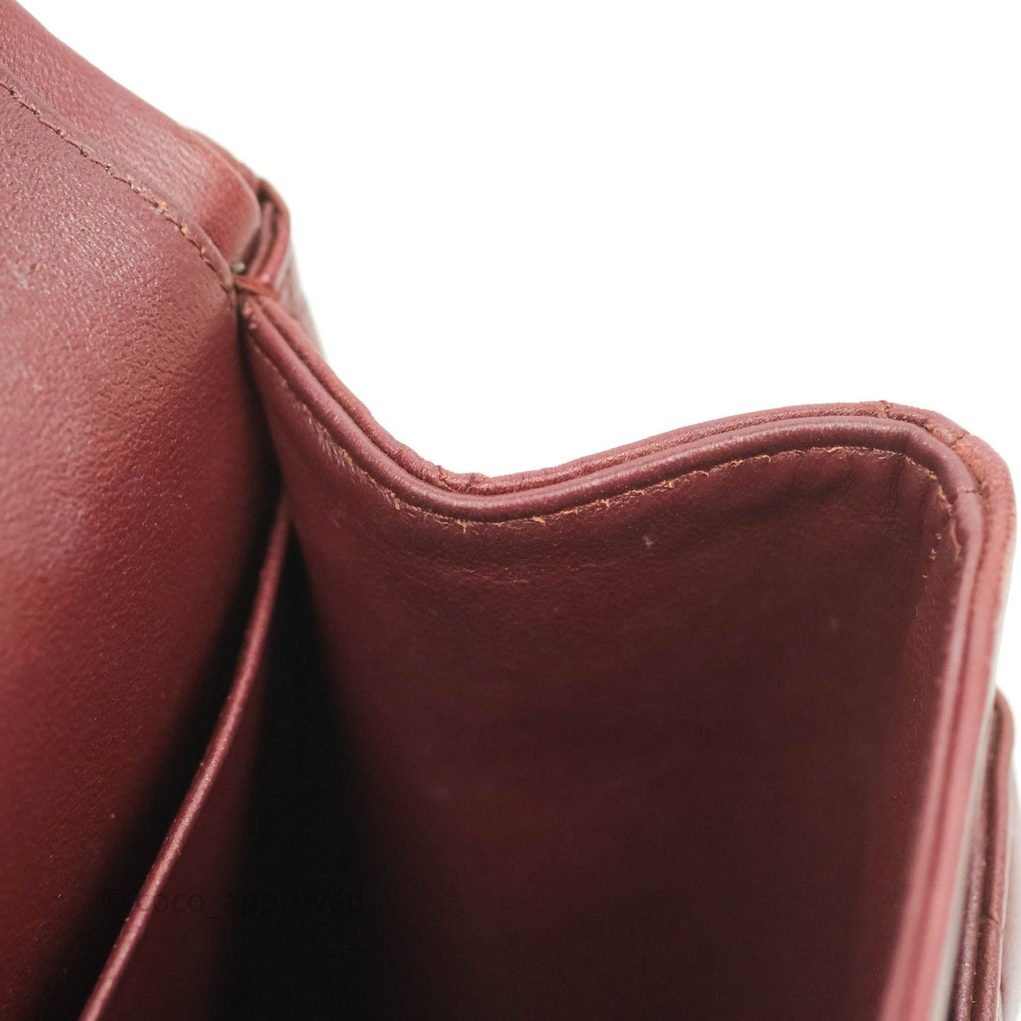 Chanel Jumbo Double Flap Burgundy Lambskin Gold Hardware
