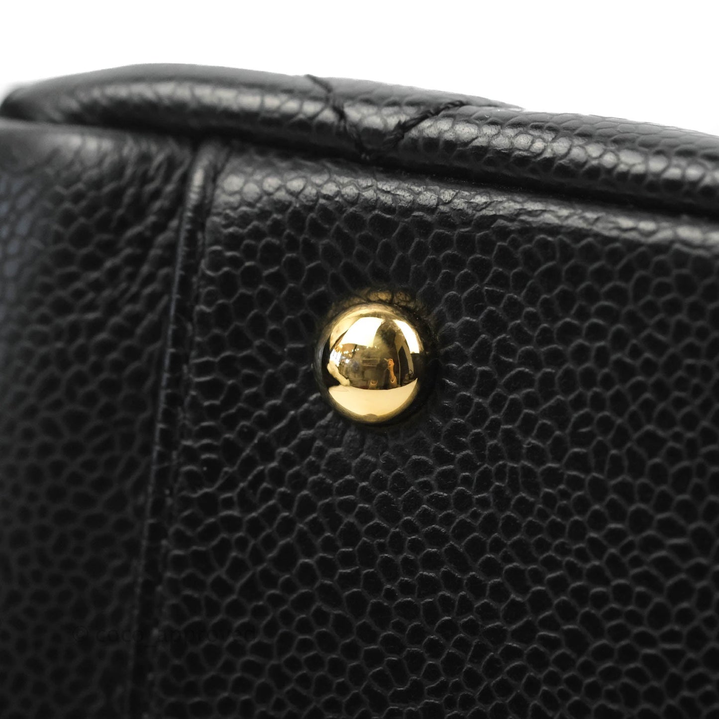 Chanel XL GST Black Caviar Gold Hardware