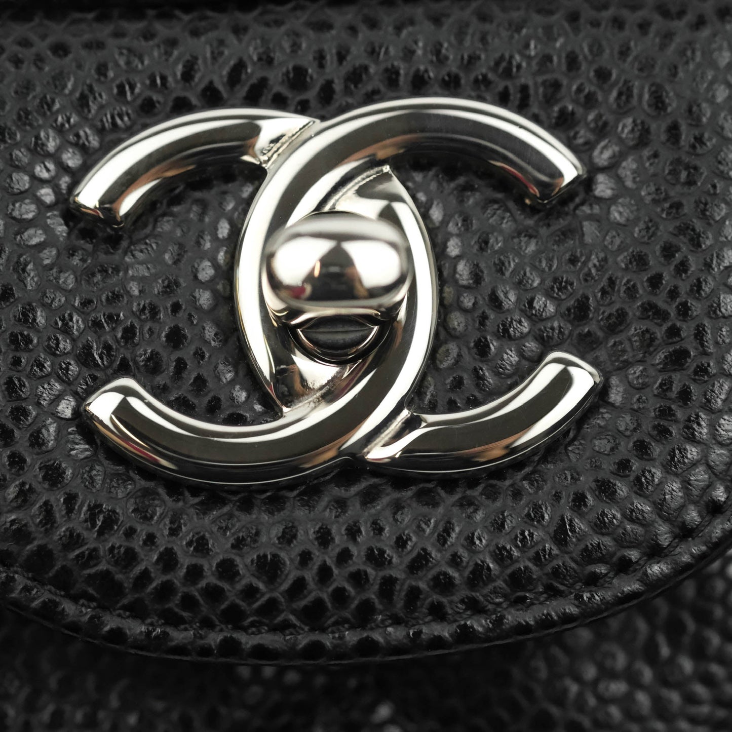 Chanel Jumbo Double Flap Black Caviar Silver Hardware⁣⁣