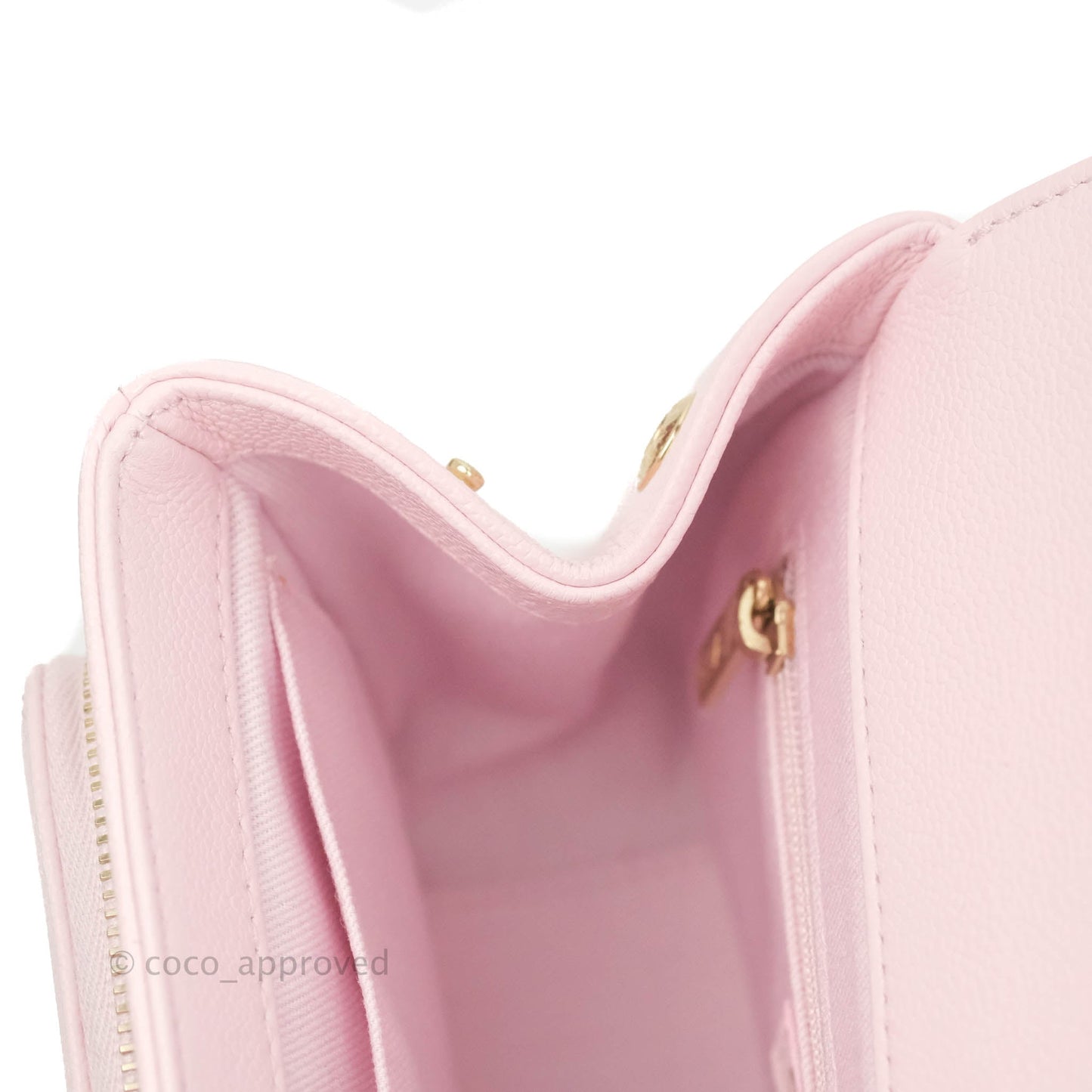 Chanel Quilted Small Business Affinity Flap Pink Caviar Gold Hardware