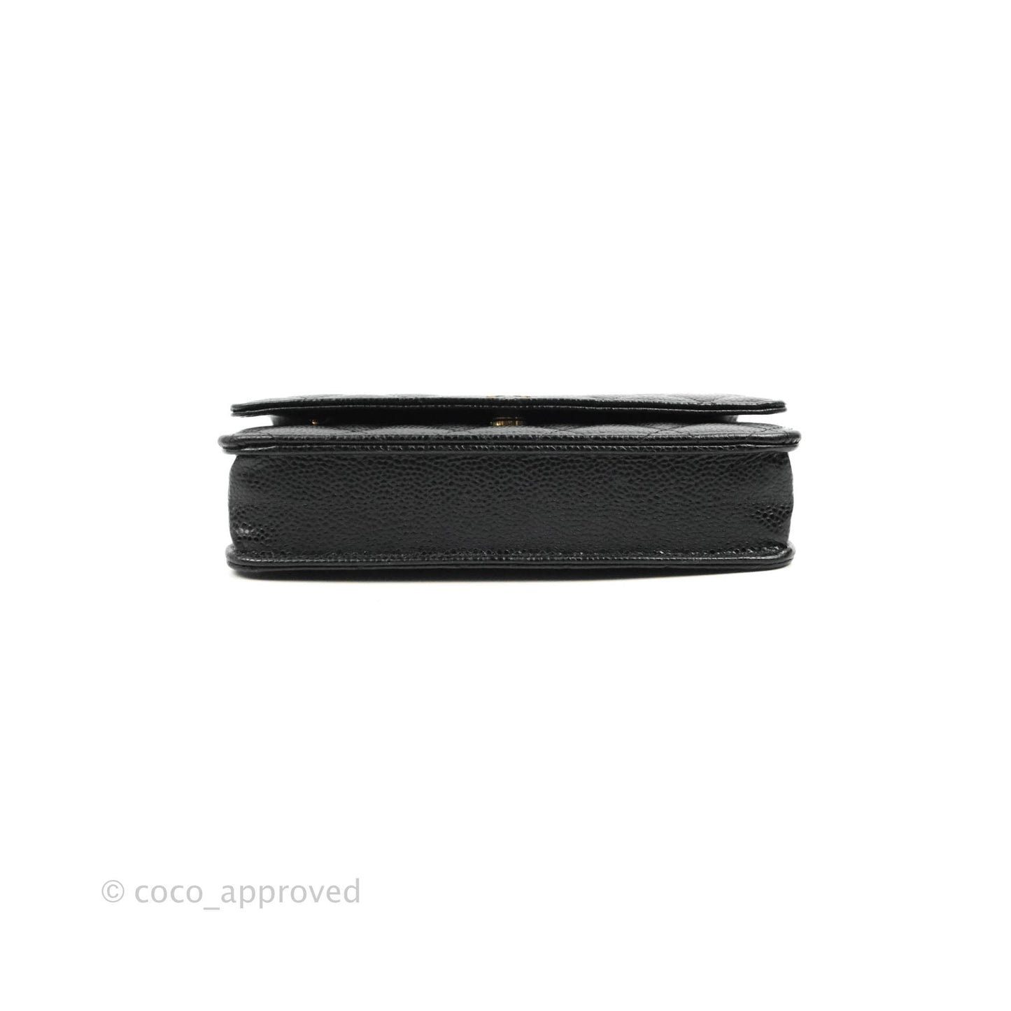 Chanel Quilted Classic WOC Black Caviar Gold Hardware