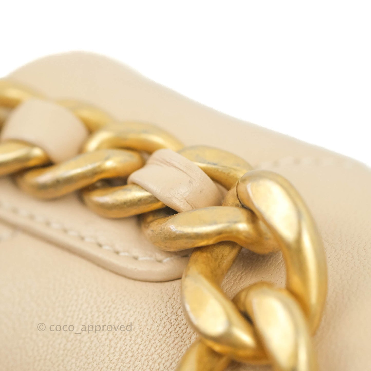 Chanel 19 Small Light Beige Mixed Hardware 20S