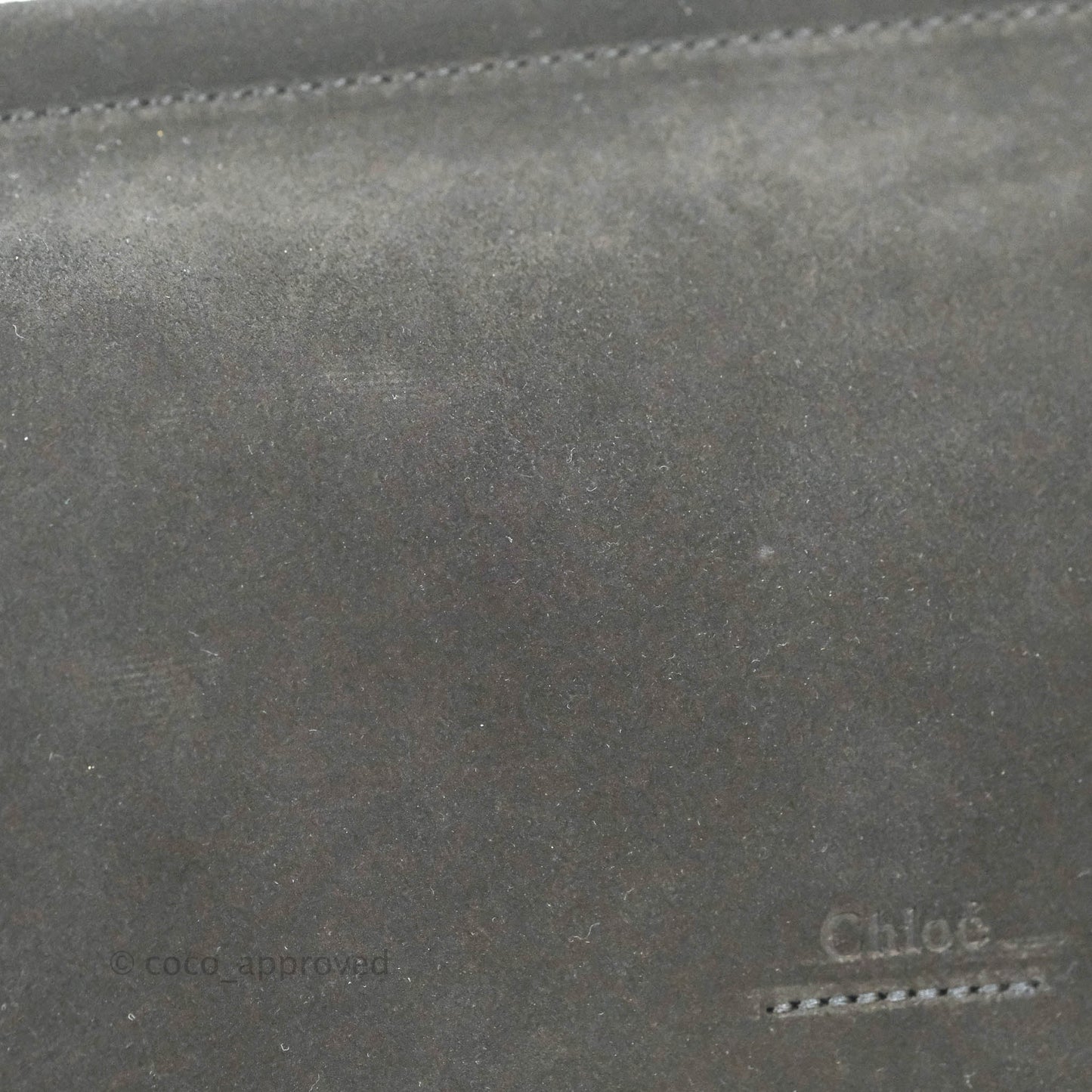 Chloe Medium Faye Shoulder Bag Black Suede Calfskin Leather