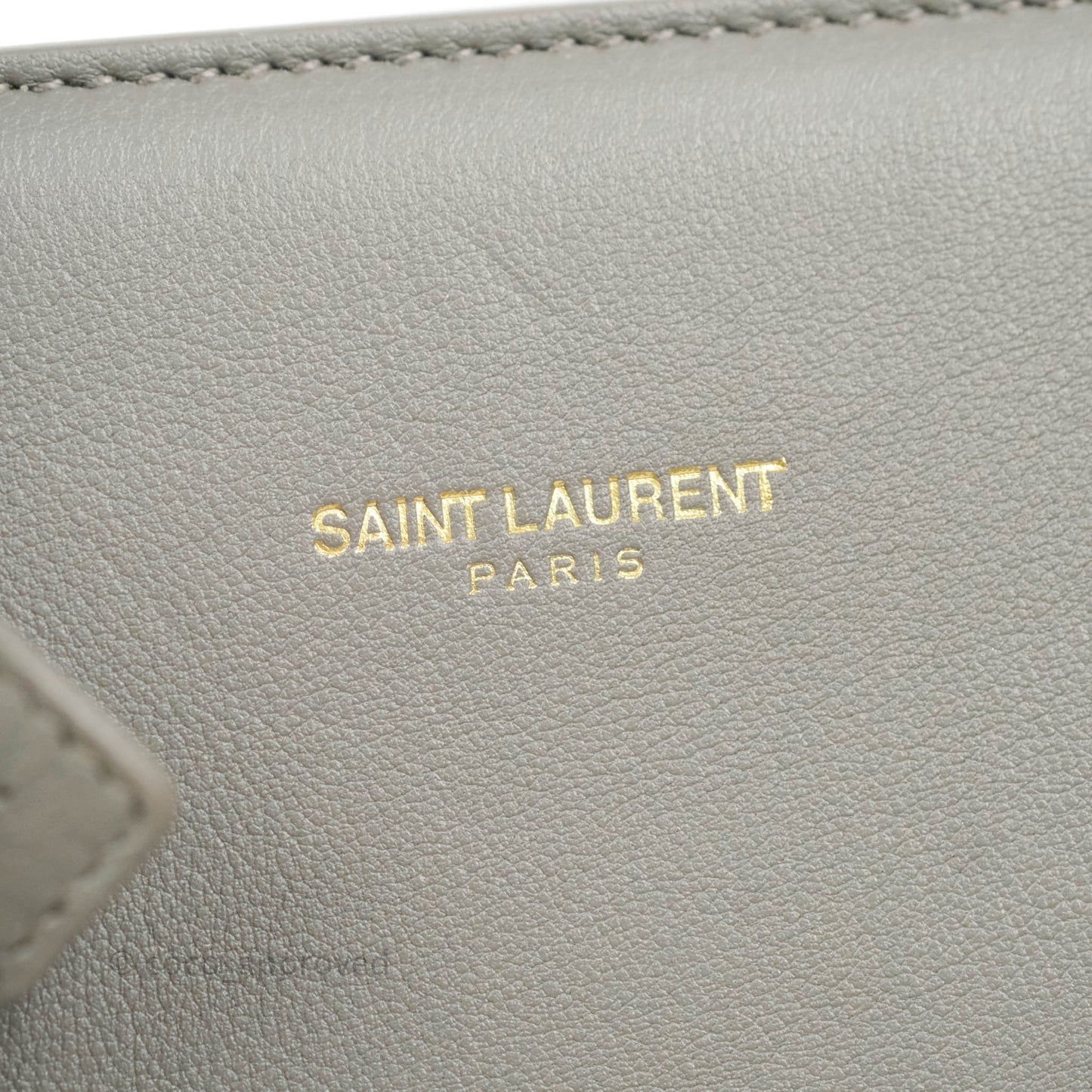 Saint Laurent Sac De Jour Grey Calfskin Baby