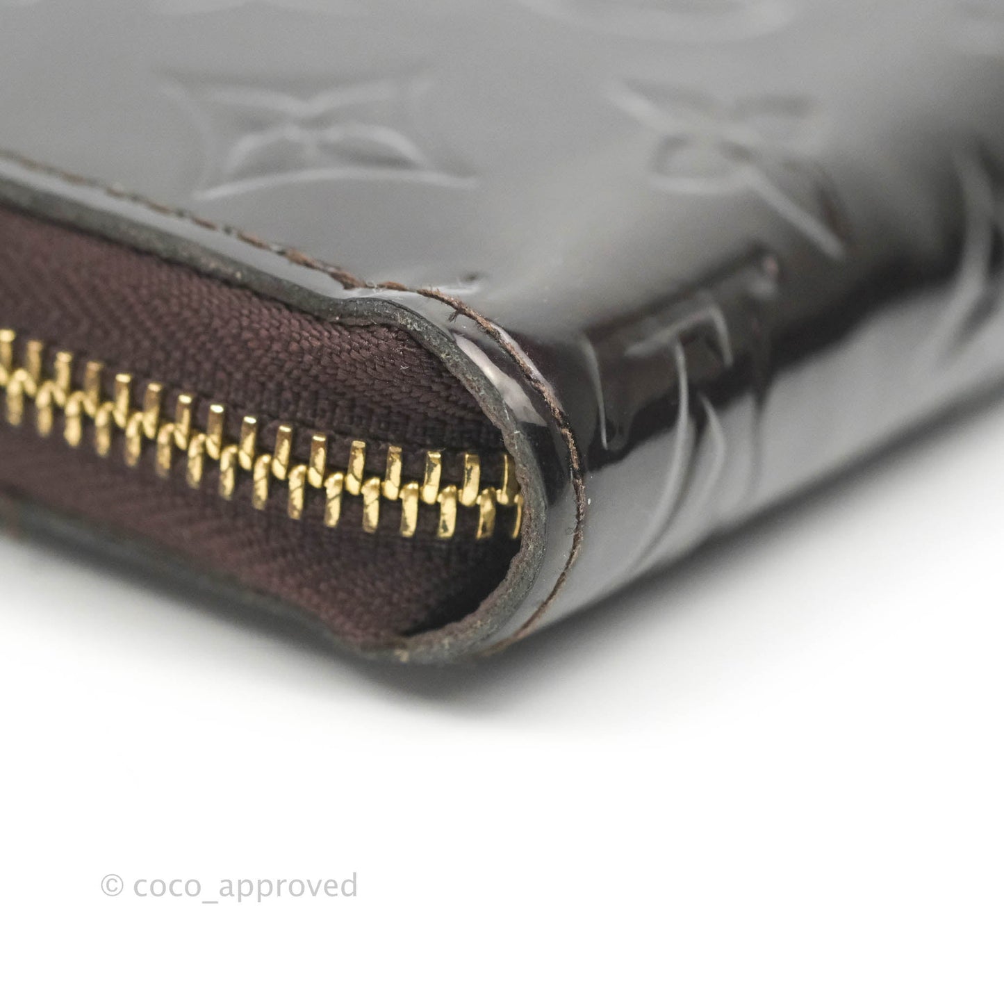 Louis Vuitton Amarante Monogram Vernis Zippy Wallet