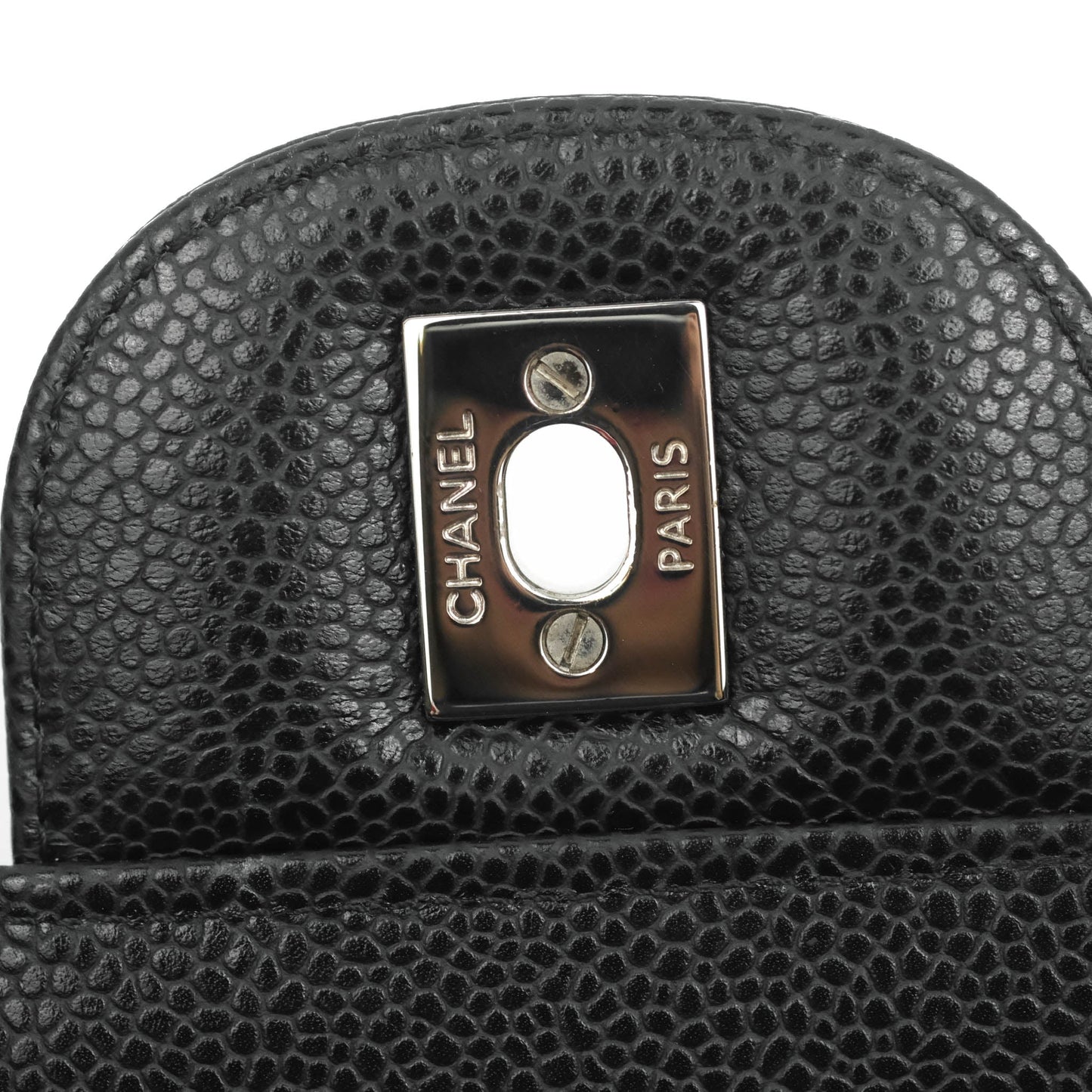 Chanel Jumbo Double Flap Black Caviar Silver Hardware⁣⁣