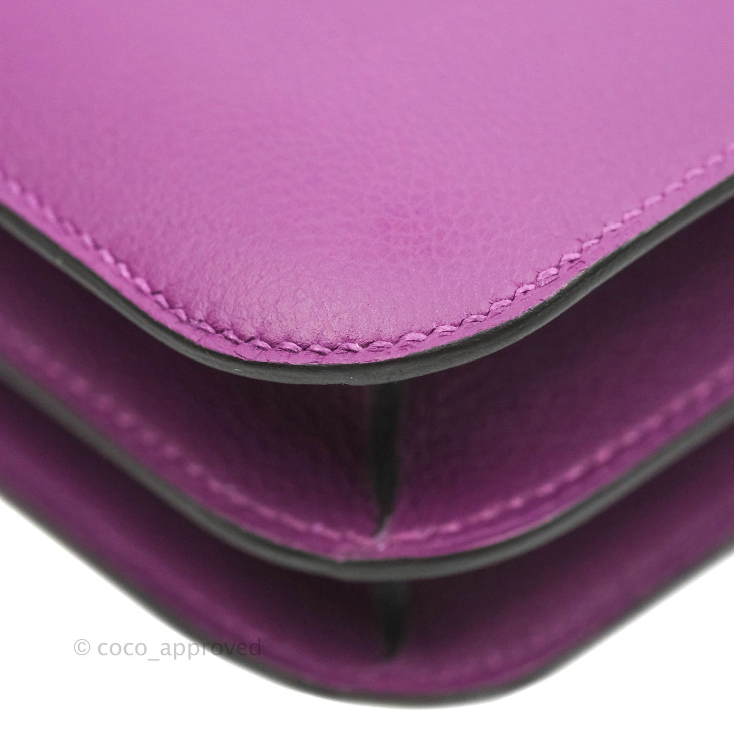 Hermès Constance Mini 18cm Evercolor Anemone Gold Hardware