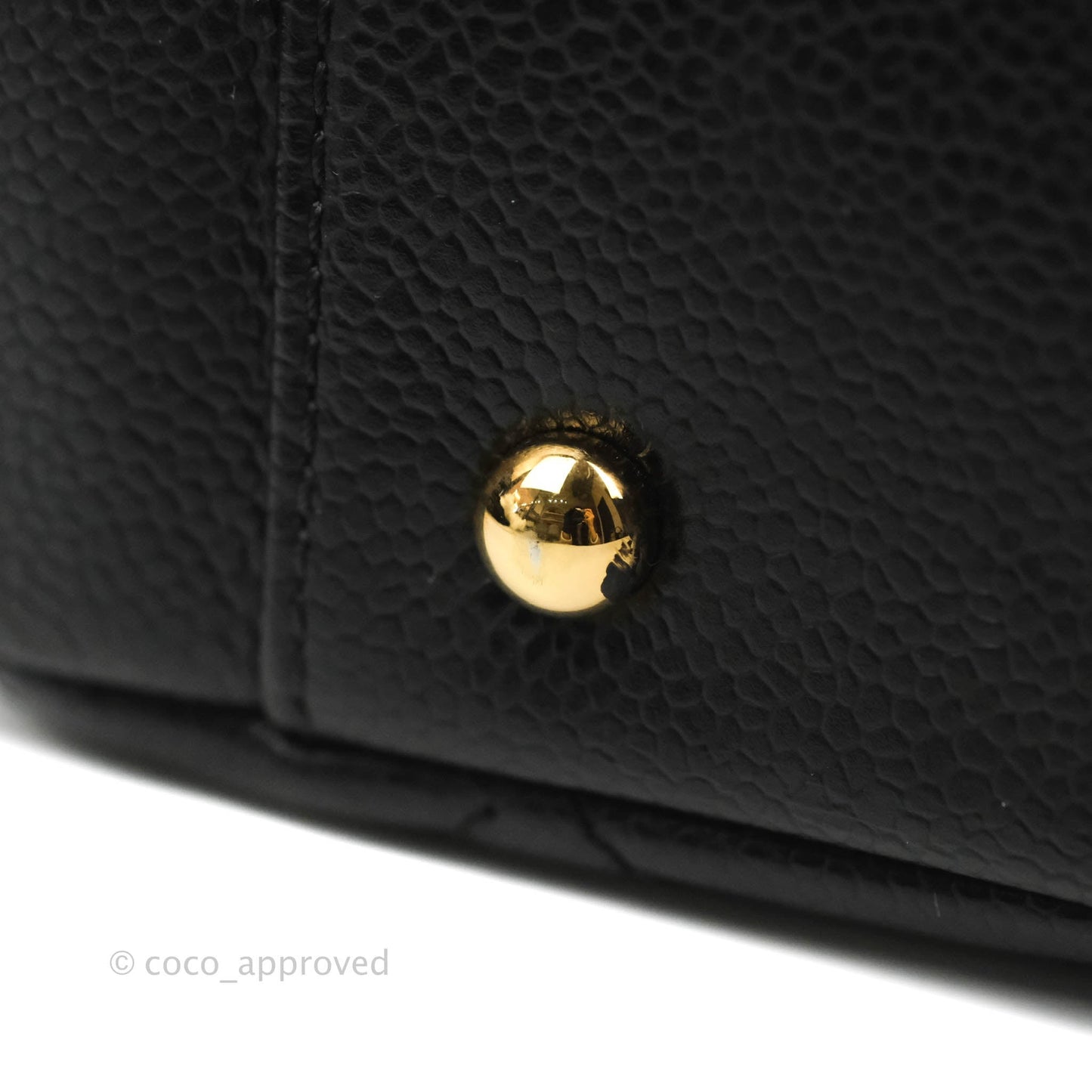 Chanel XL GST Black Caviar Gold Hardware