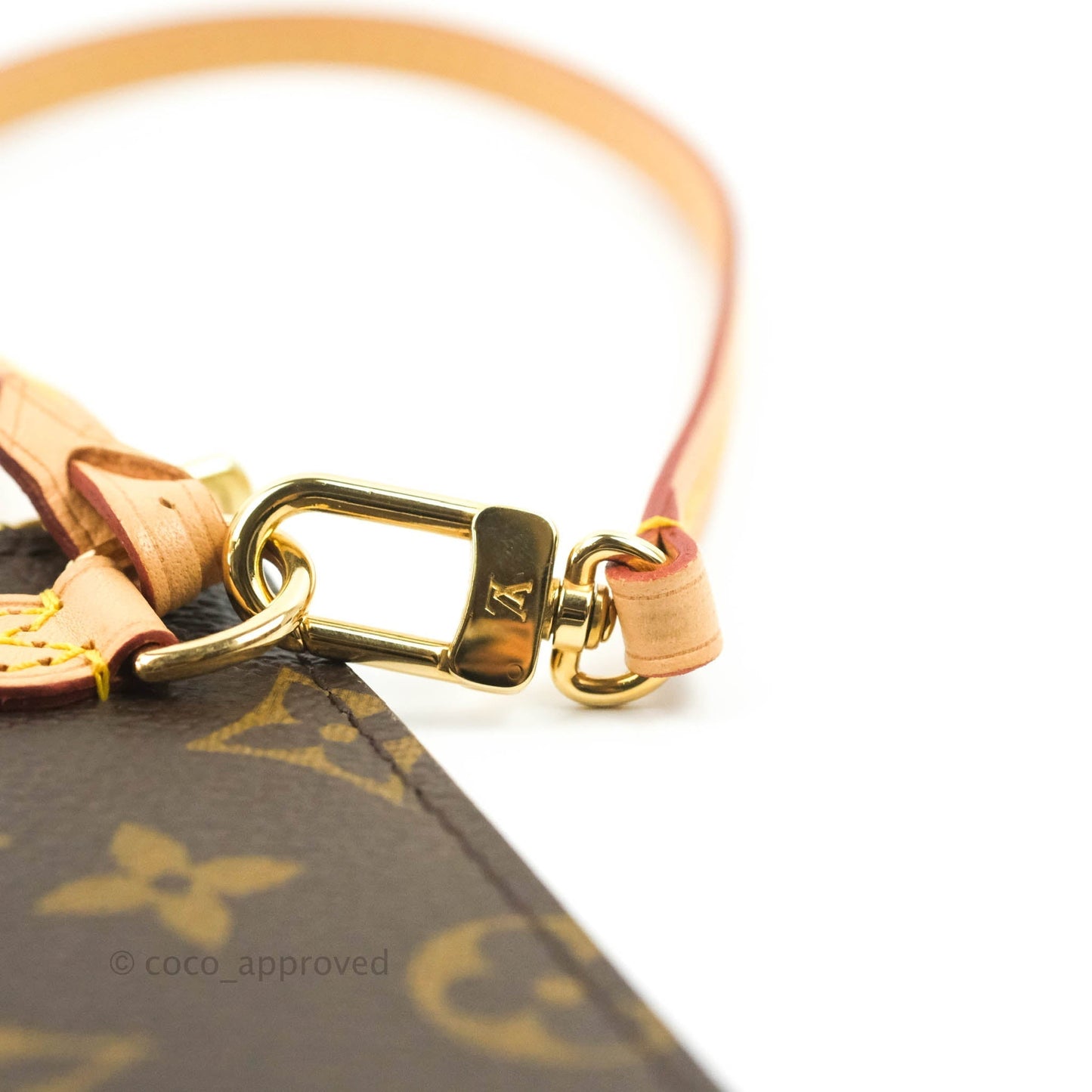 Louis Vuitton Neverfull Clutch Monogram Canvas