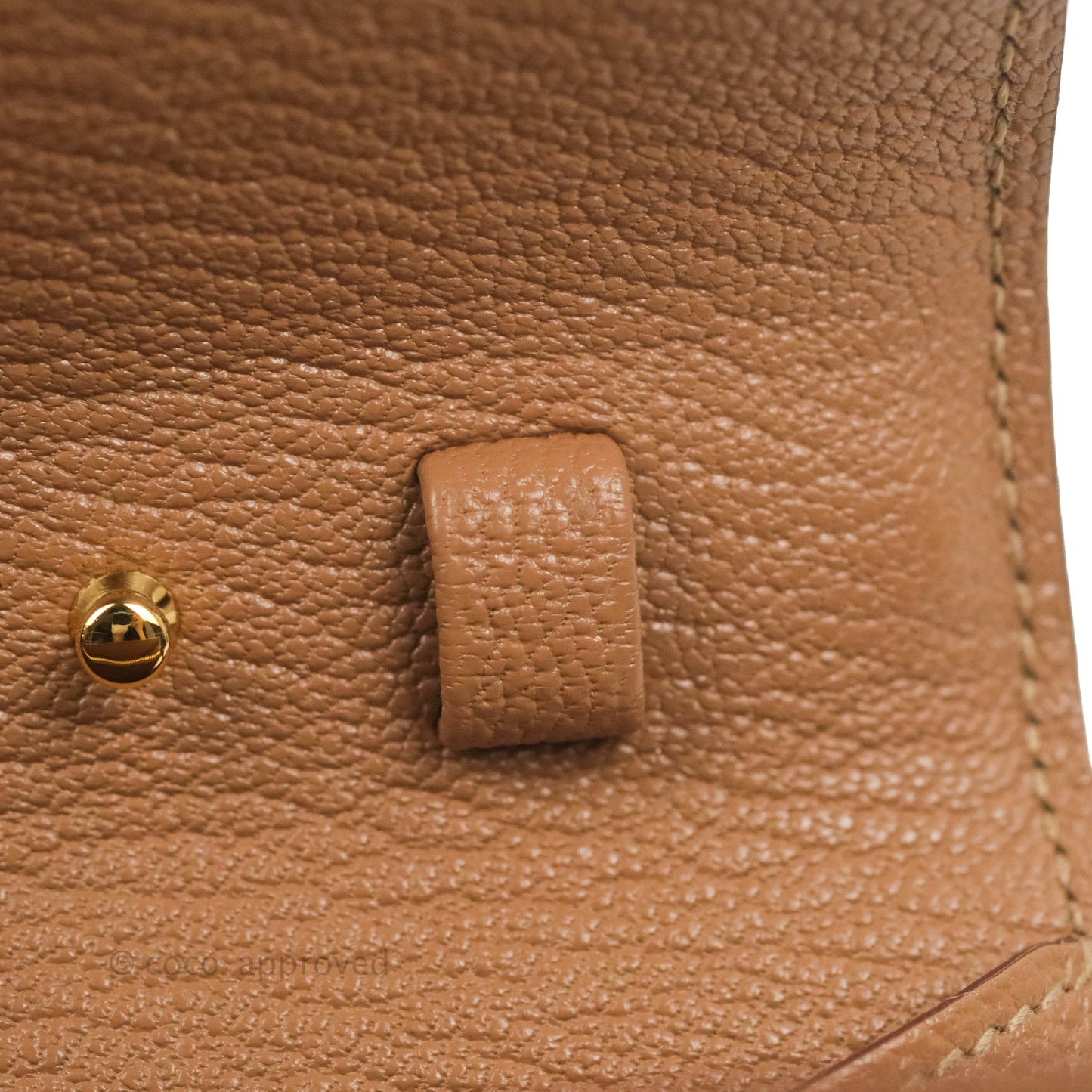 Hermès Kelly To Go Wallet Quebracho Chevre Mysore Gold Hardware