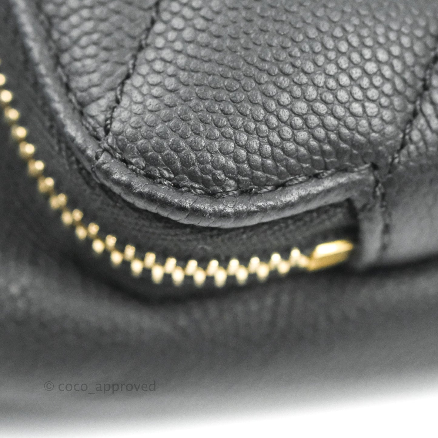 Chanel Quilted Business Affinity Waist Belt Bag Black Caviar Gold Hardware