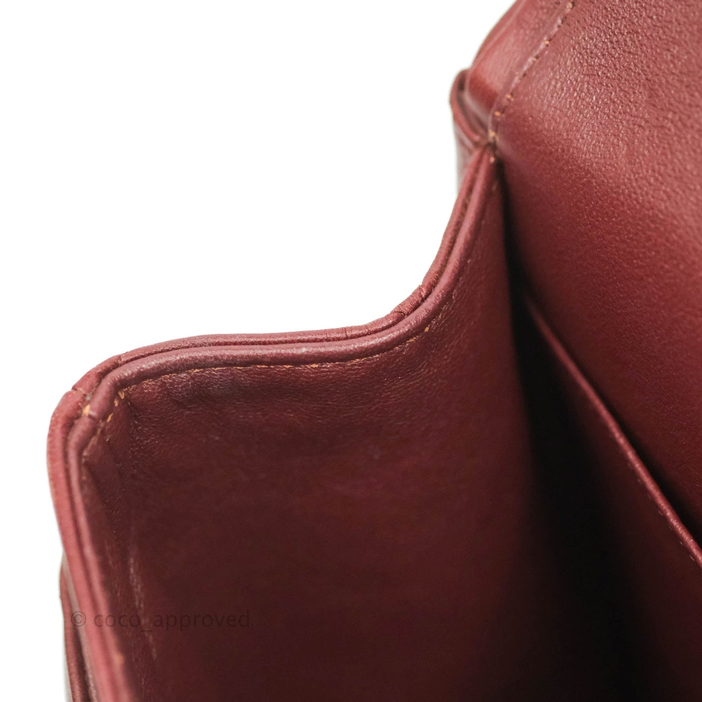 Chanel Jumbo Double Flap Burgundy Lambskin Gold Hardware