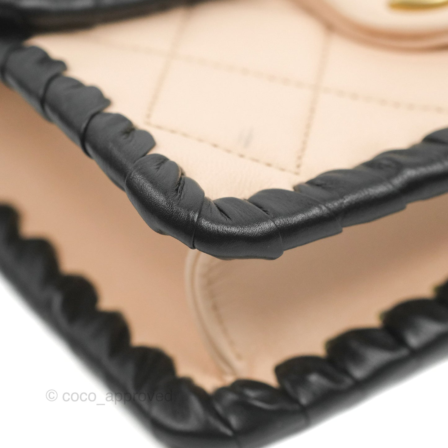 Chanel Mini My Own Frame Flap Braided Beige Pink Calfskin 22S