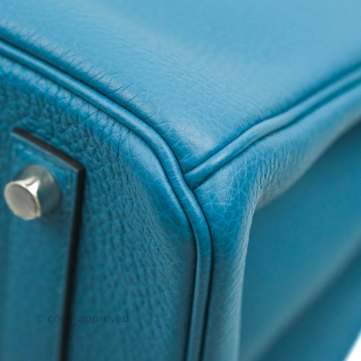Hermès Birkin 35 Cobalt Togo Palladium Hardware