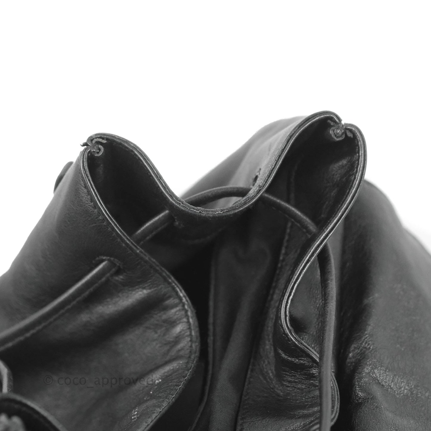 Saint Laurent Festival Fringe Backpack Black Calfskin