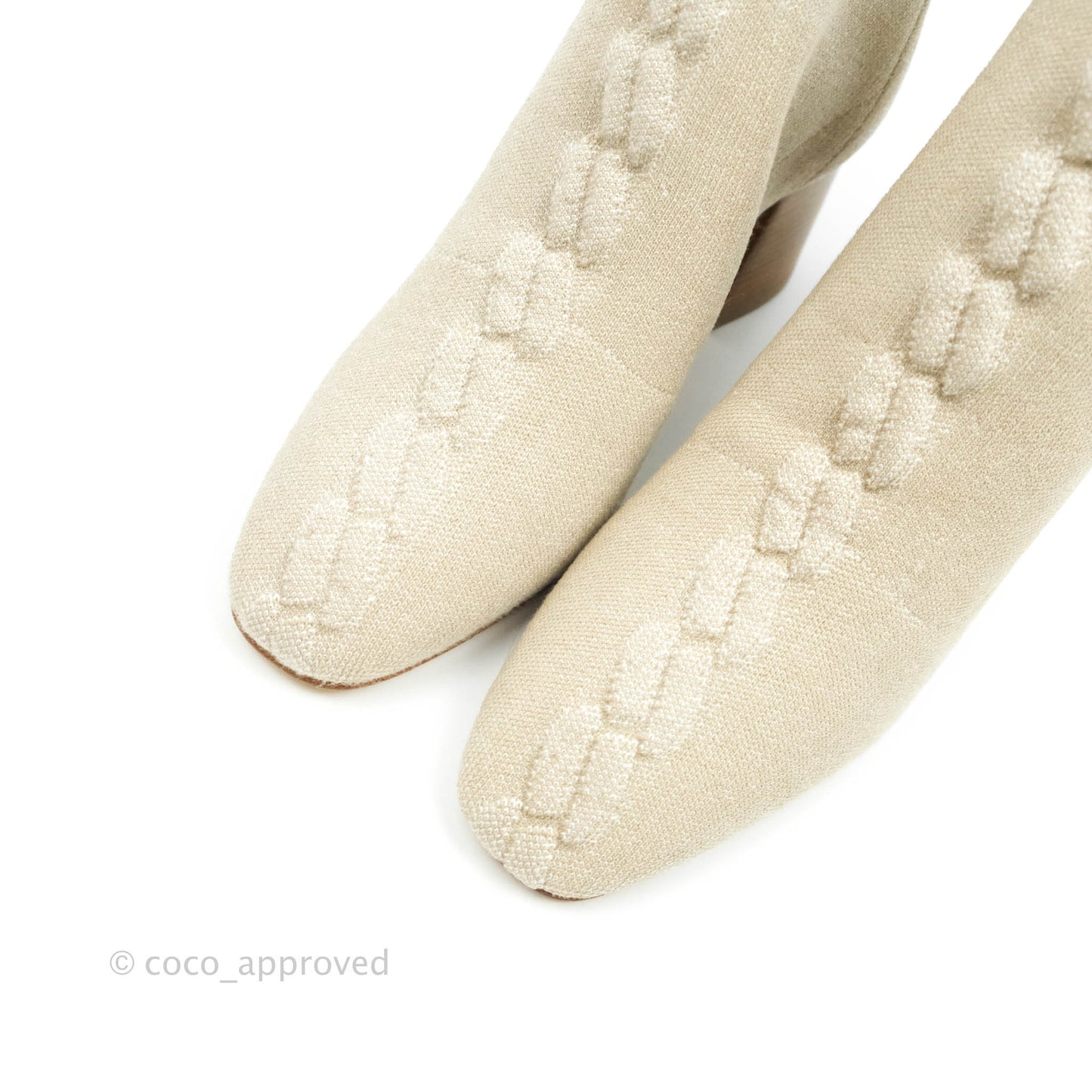 Hermes Knit Calfskin Volver 60 Ankle Boots