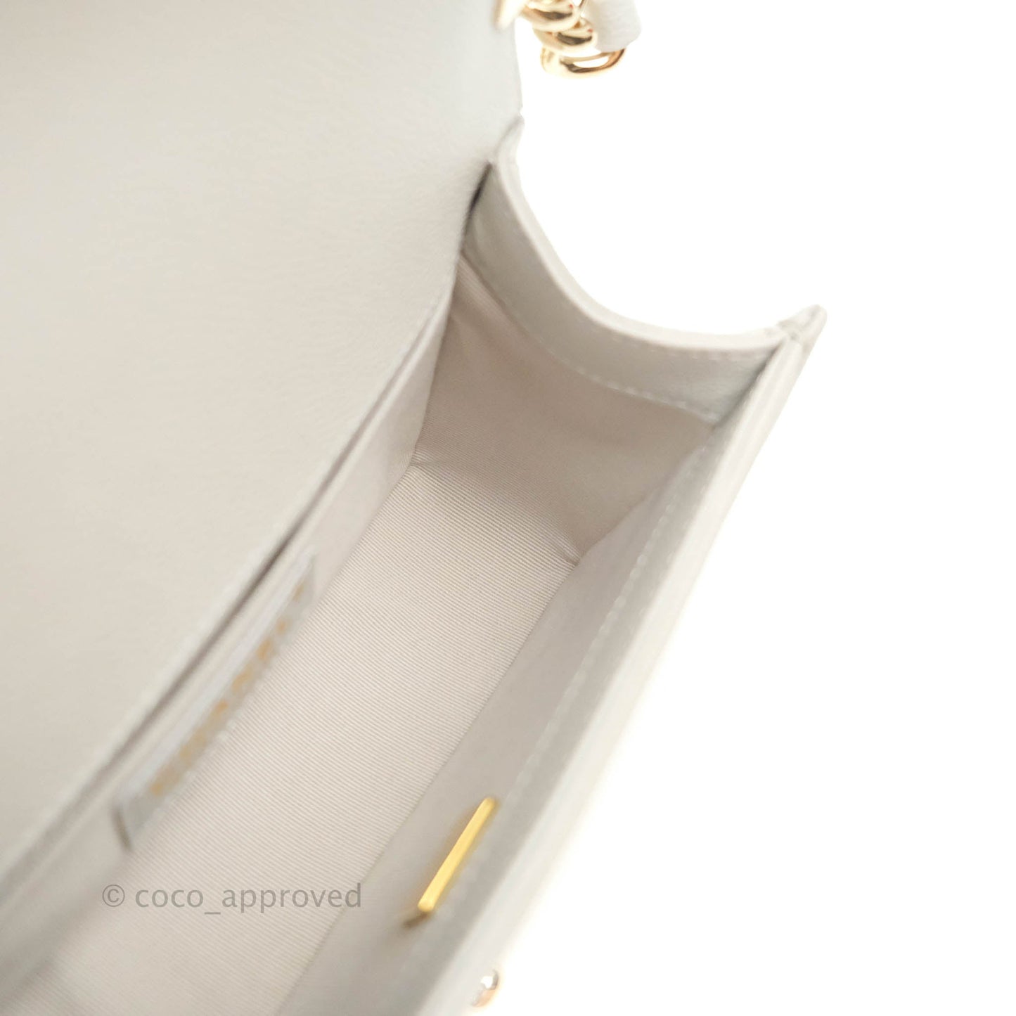 Chanel Small Boy Grey Caviar Gold Hardware