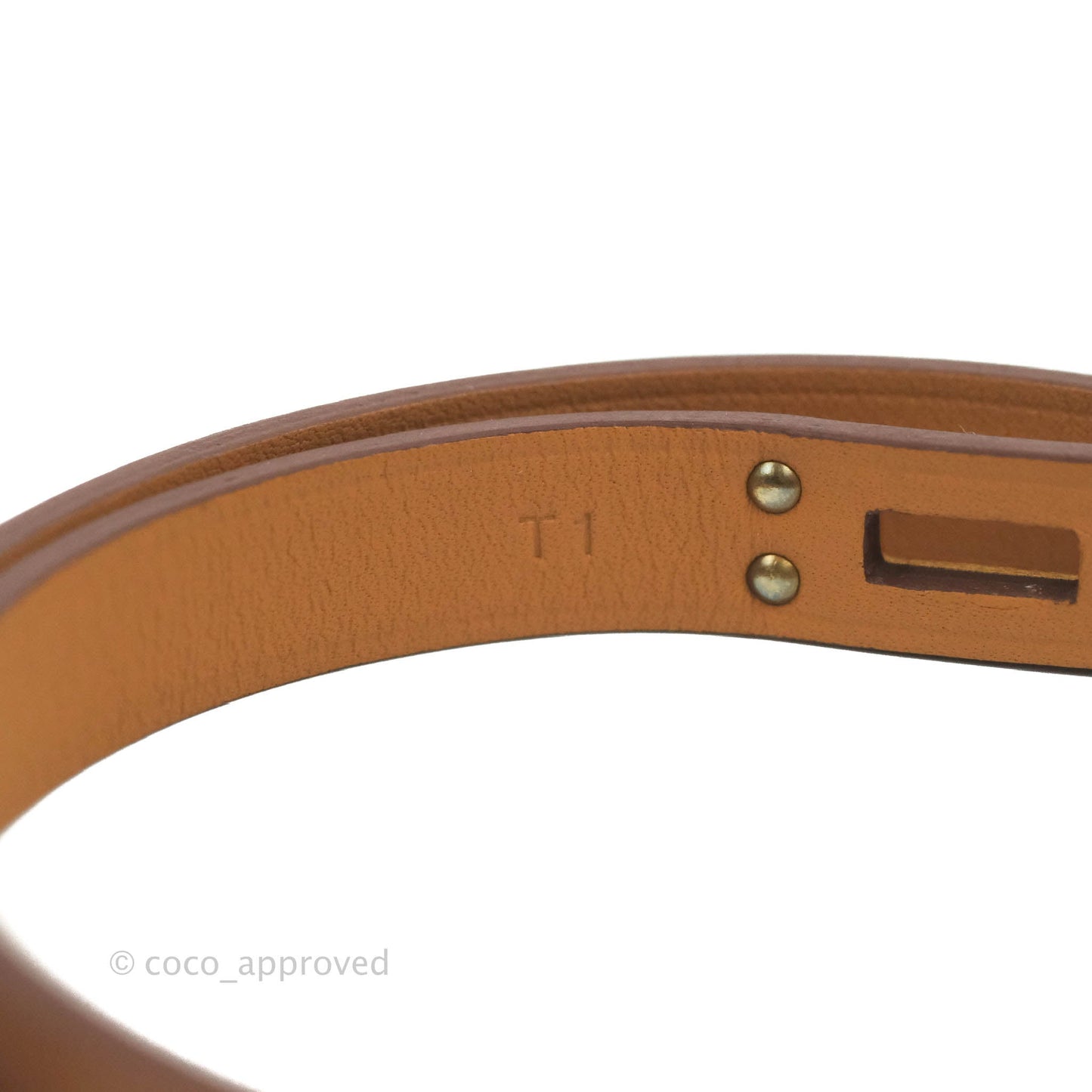 Hermès Kelly Double Tour Bracelet Gold Swift Gold Hardware