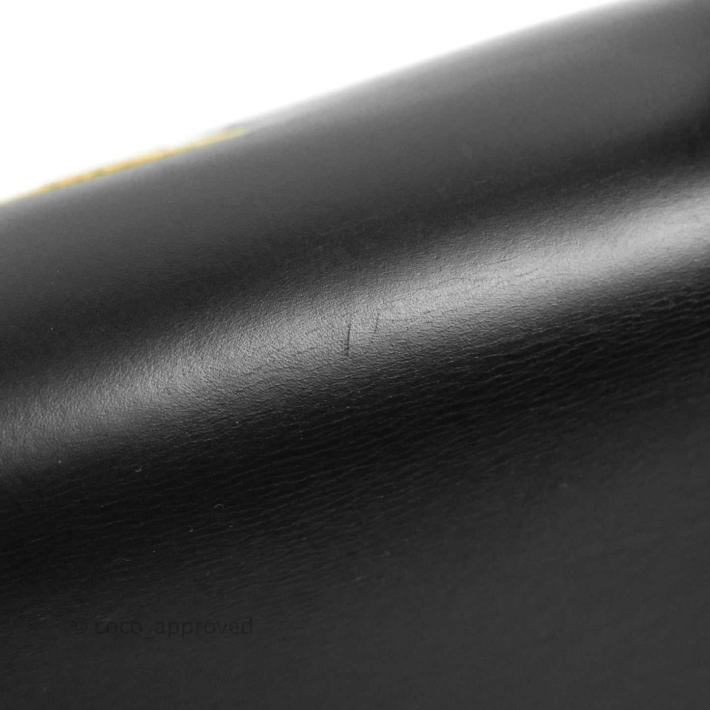 Hermès Kelly 28 Vintage Sellier Black Box Leather Gold Hardware