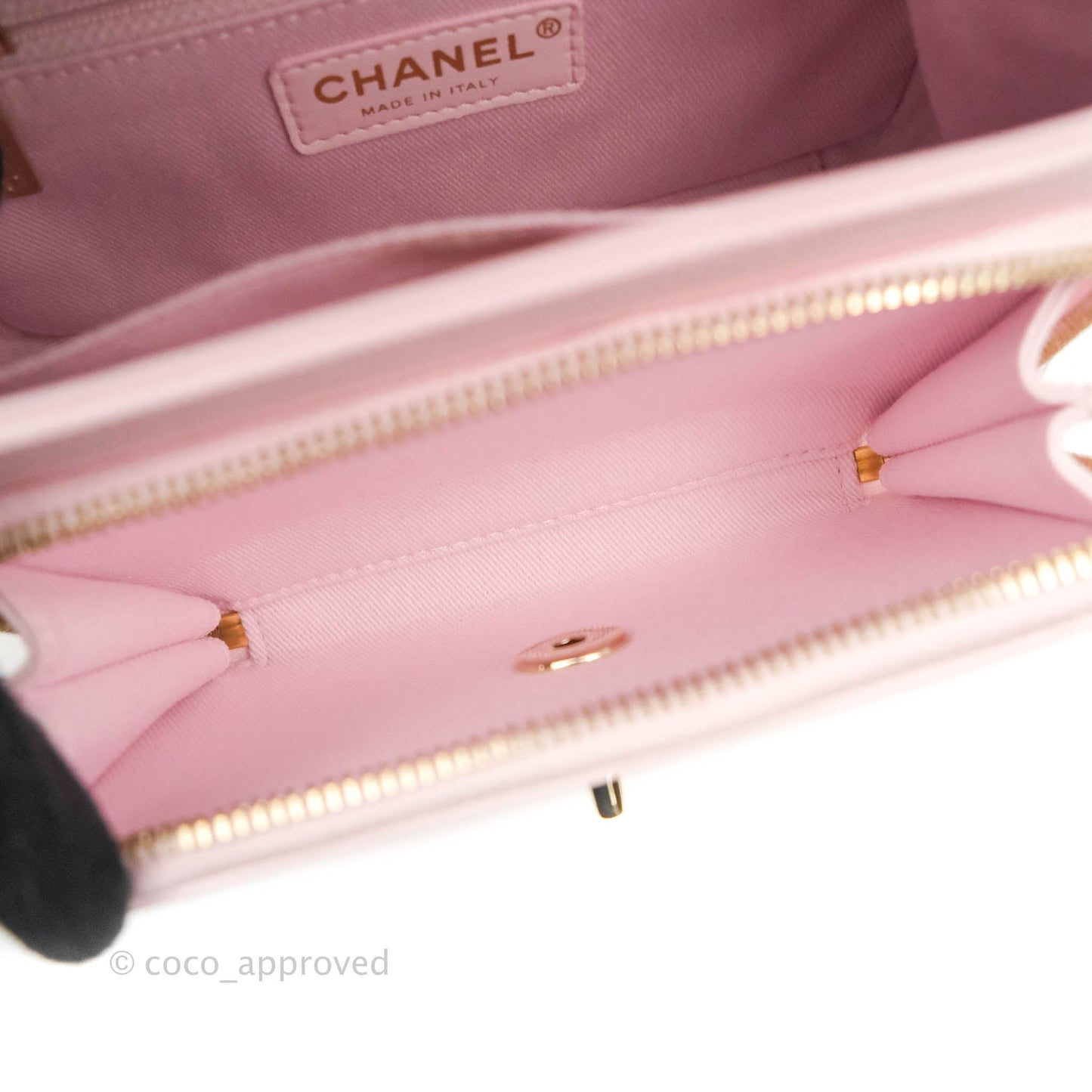 Chanel Quilted Small Business Affinity Flap Pink Caviar Gold Hardware