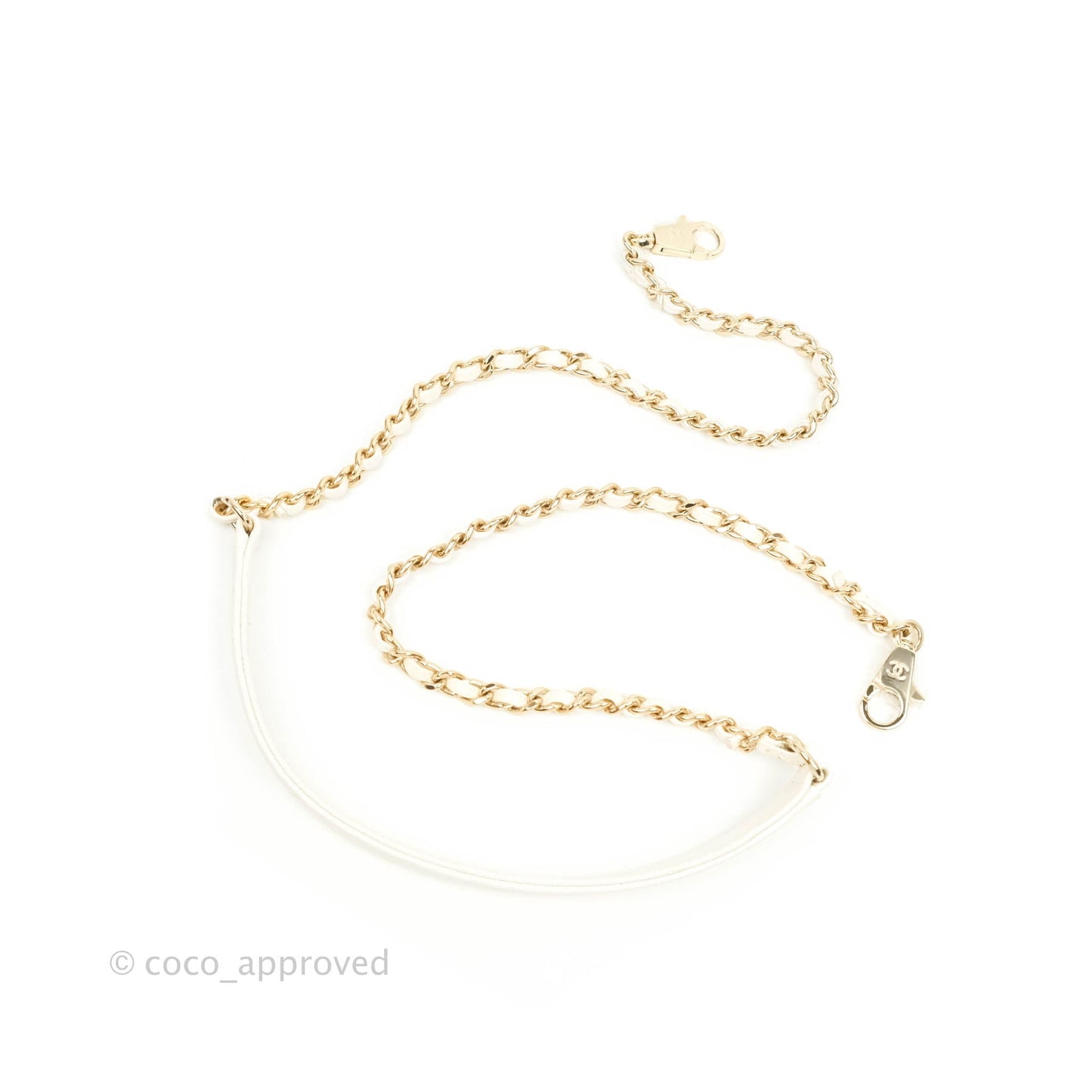 Chanel Small Quilted Coco Handle Iridescent White Caviar Gold Hardware