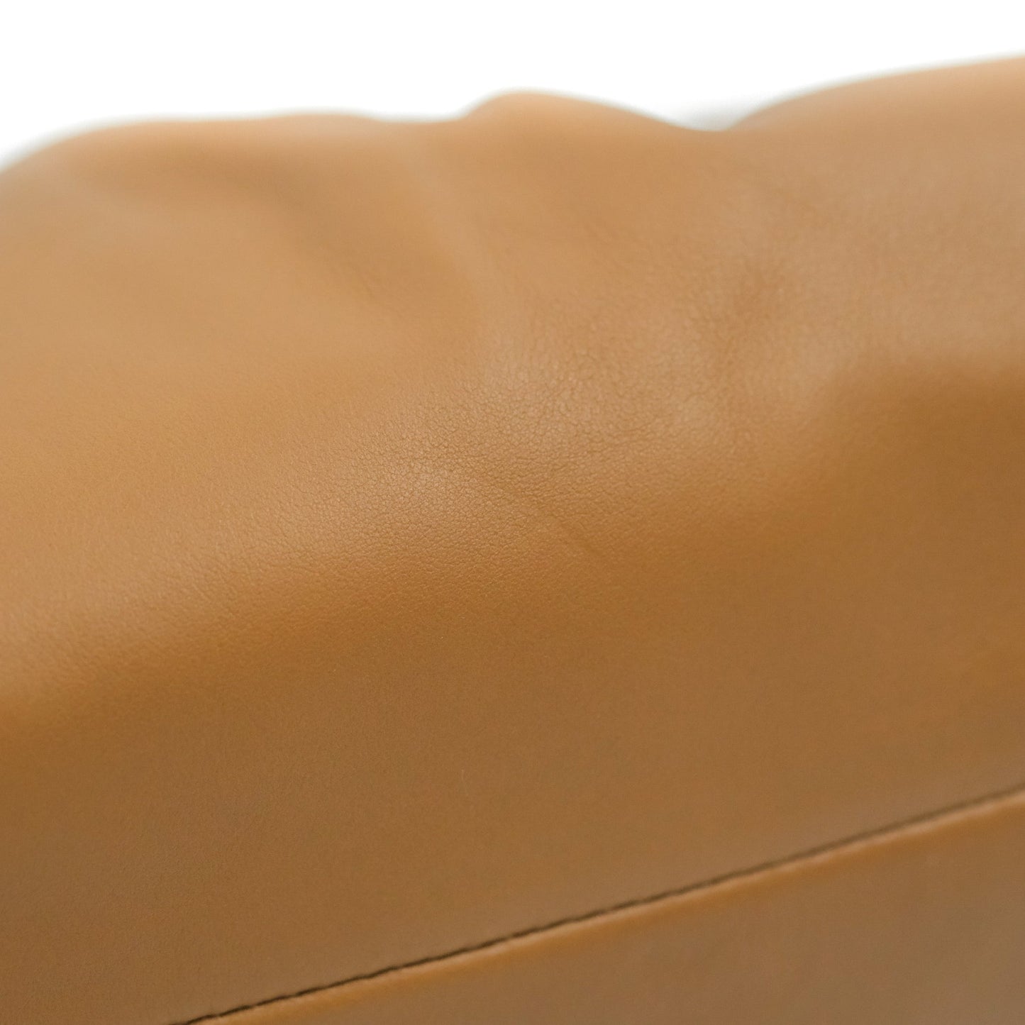 Bottega Veneta Butter Calfskin The Mini Pouch Dark Caramel