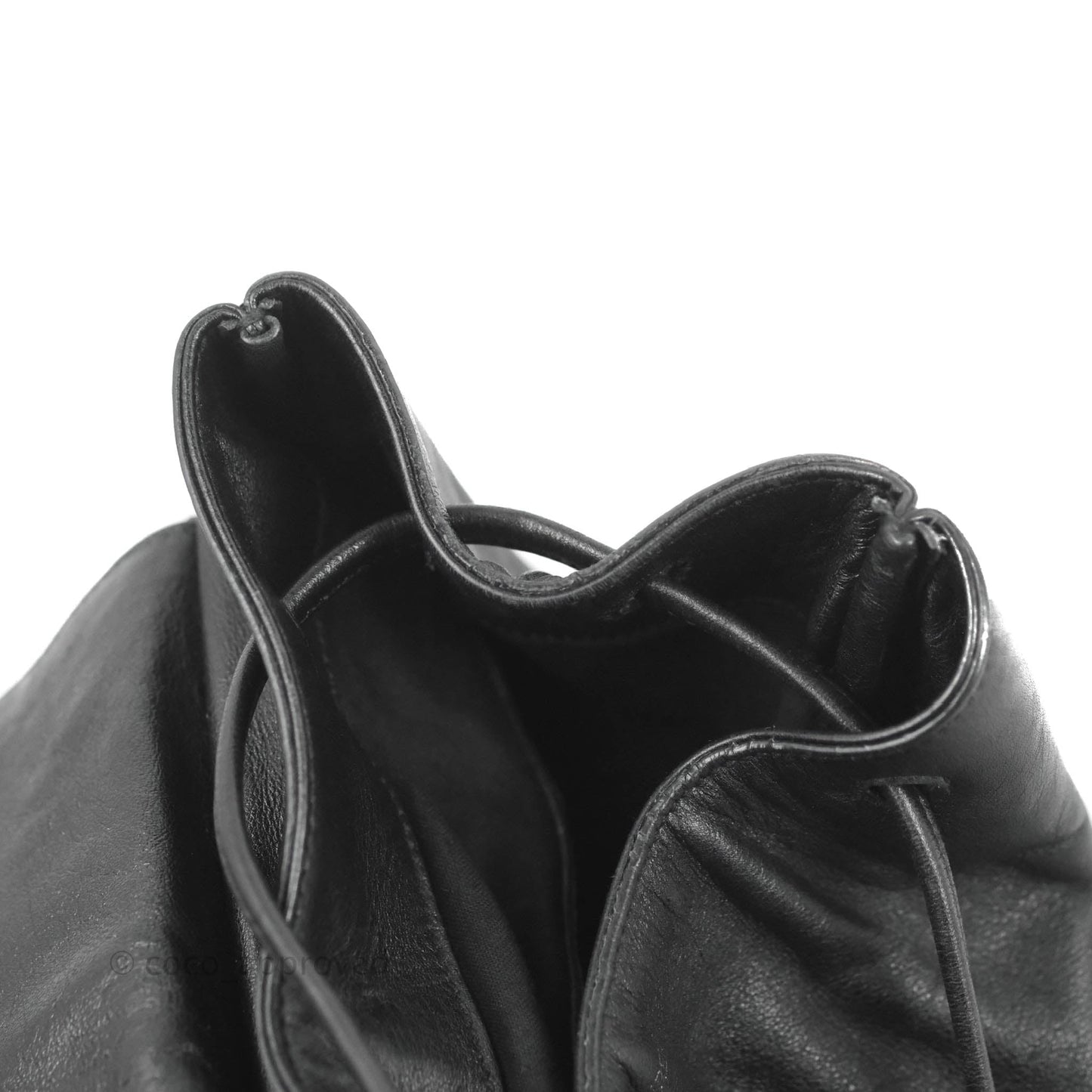 Saint Laurent Festival Fringe Backpack Black Calfskin