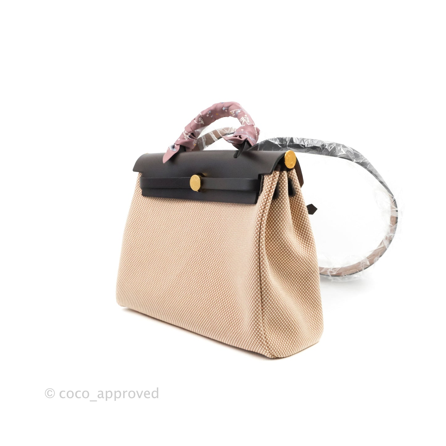 Hermès Herbag Zip 31 Hunter Cowskin/ Viking Criss Gold Hardware