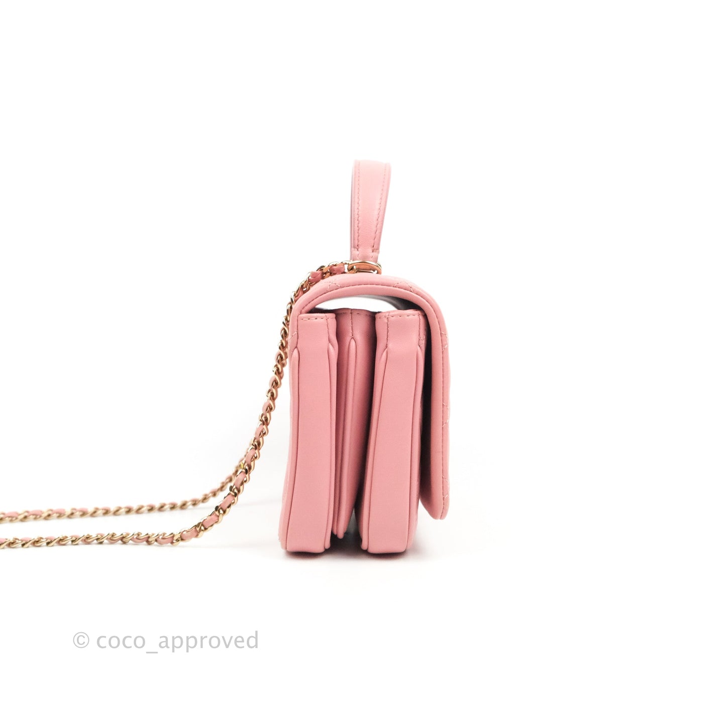 Chanel Citizen Chic Mini Flap Bag Pink Lambskin Gold Hardware