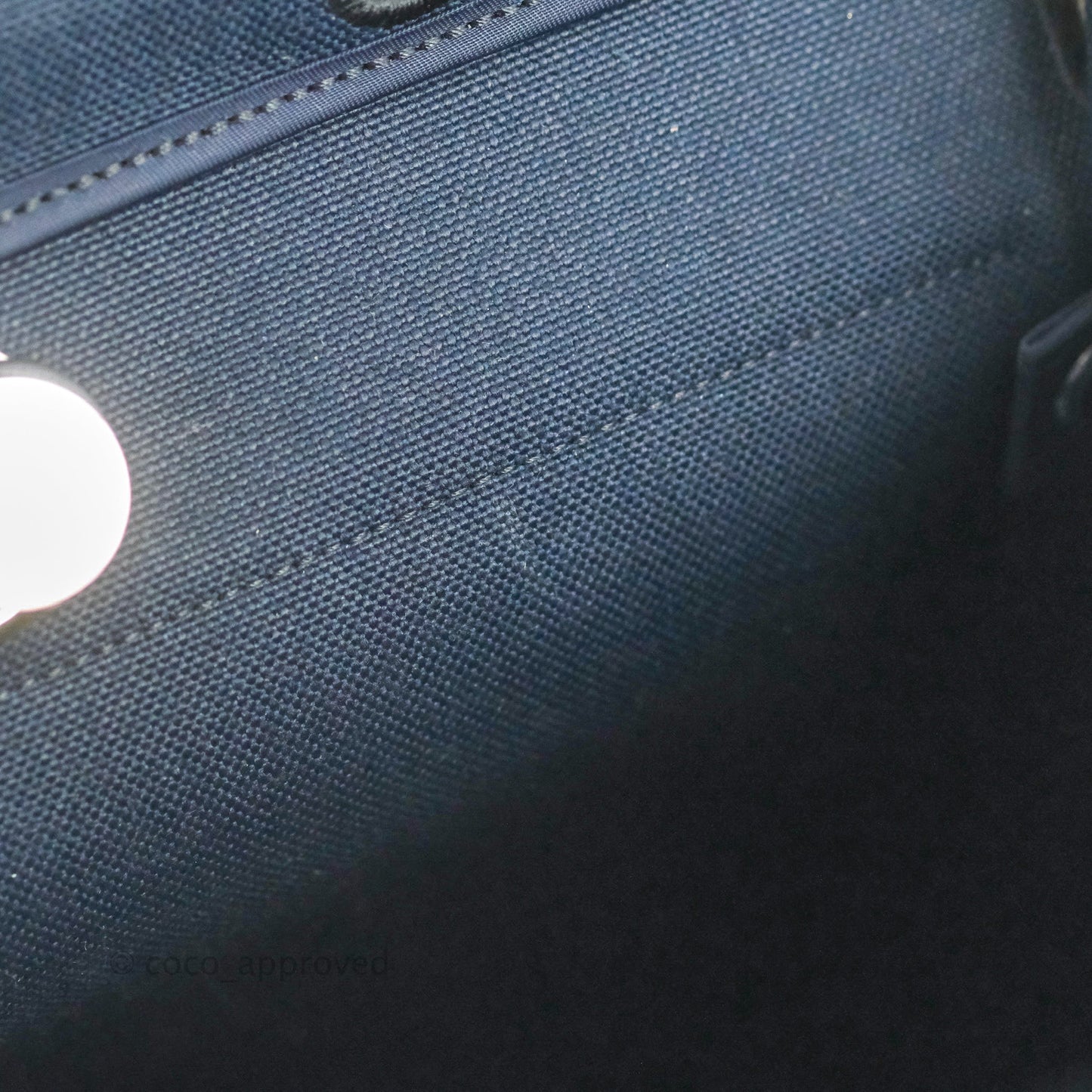Hermès Herbag Zip 39 Navy Canvas Palladium Hardware