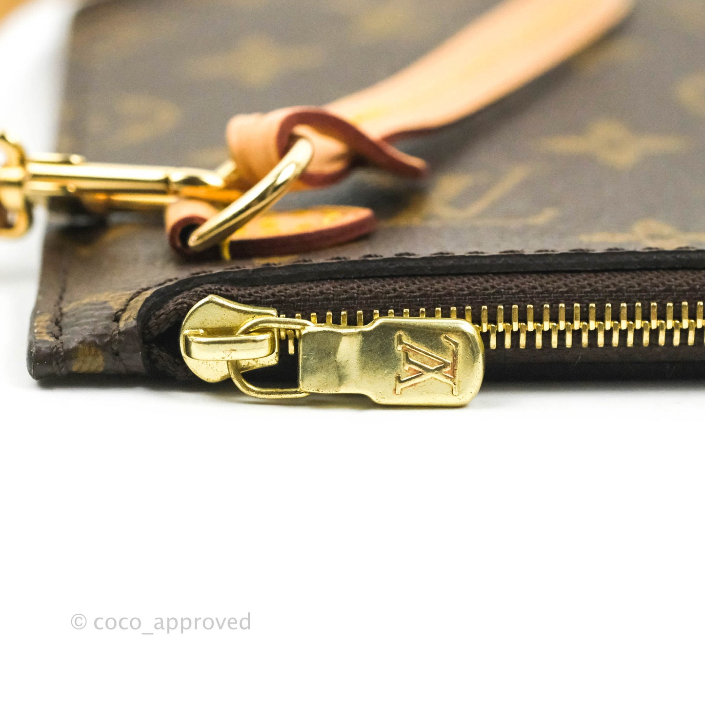 Louis Vuitton Neverfull Clutch Monogram Canvas