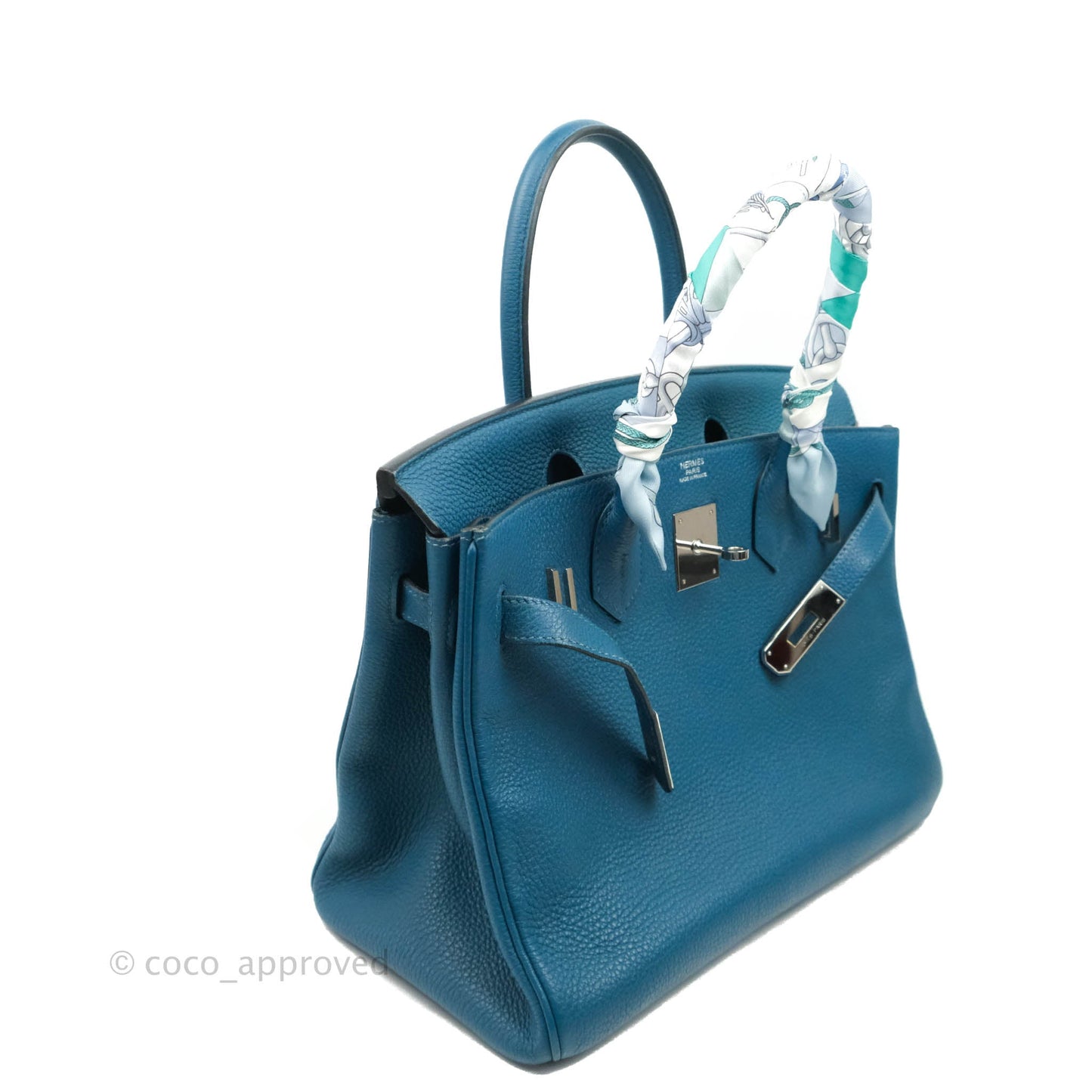 Hermès Birkin 30 Colvert Clemence Silver Hardware