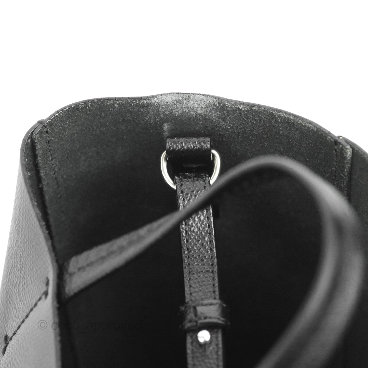 Celine Small Vertical Cabas Tote Black Grained Calfskin Silver Hardware