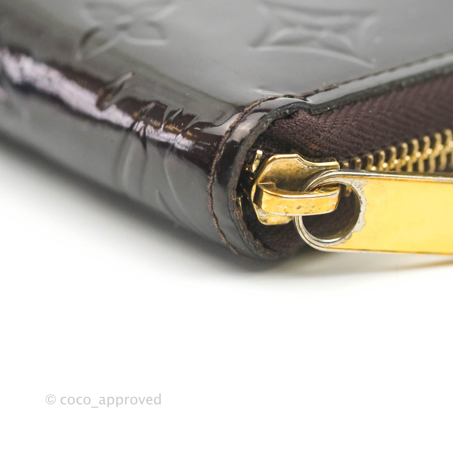 Louis Vuitton Amarante Monogram Vernis Zippy Wallet