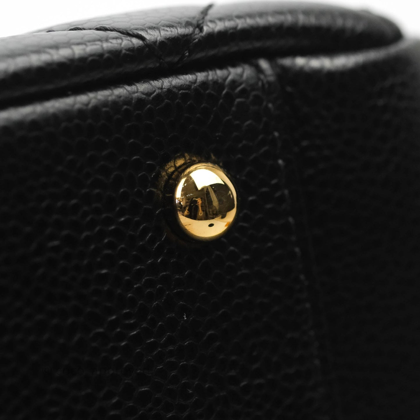 Chanel XL GST Black Caviar Gold Hardware