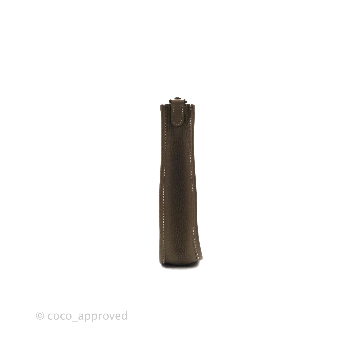 Hermès Mini Evelyne 16 Etoupe Clemence Palladium Hardware