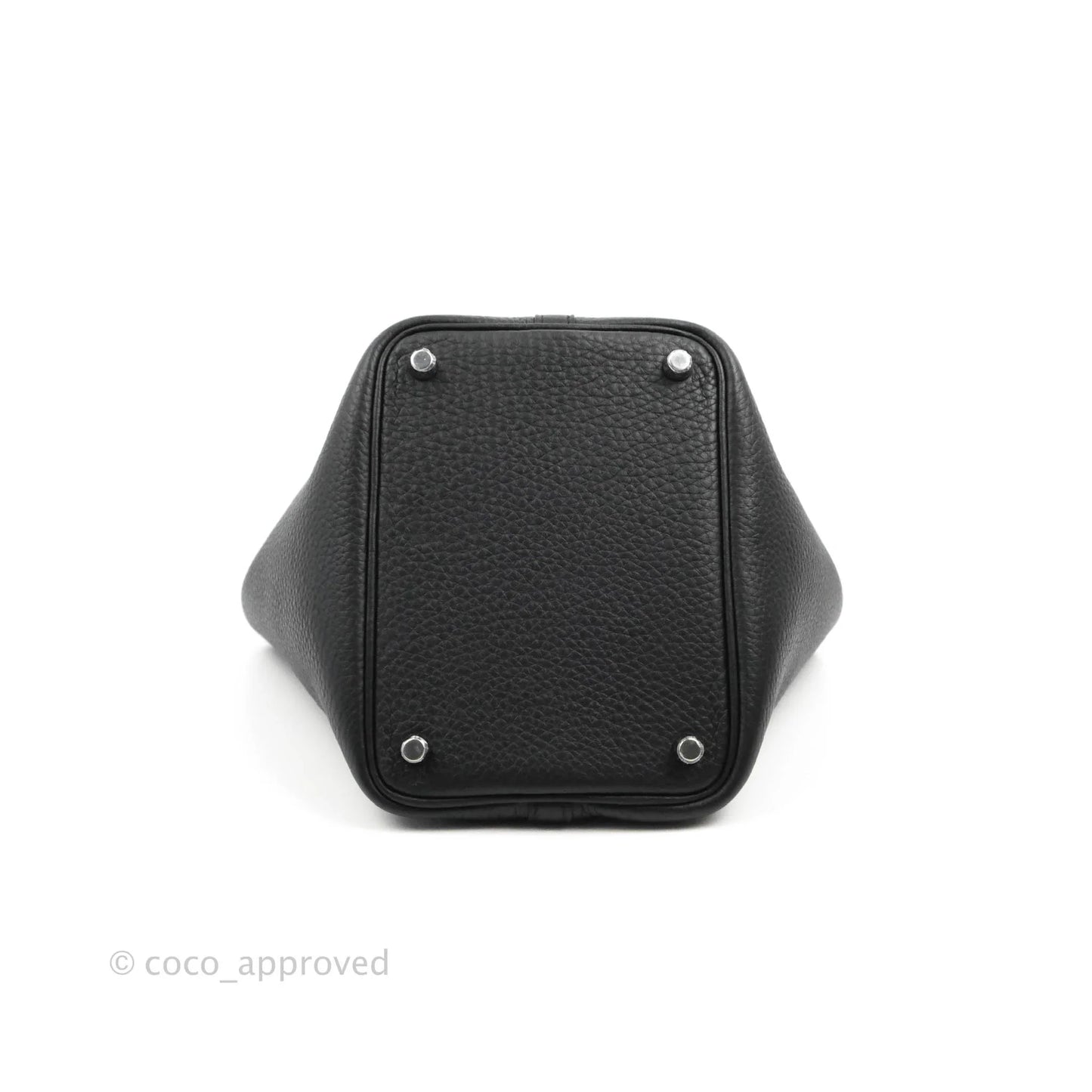 Hermès Picotin Lock 18 Black Clemence Palladium Hardware