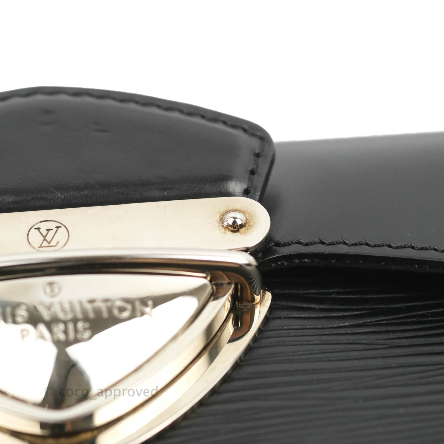 Louis Vuitton Montaigne Clutch Black Epi
