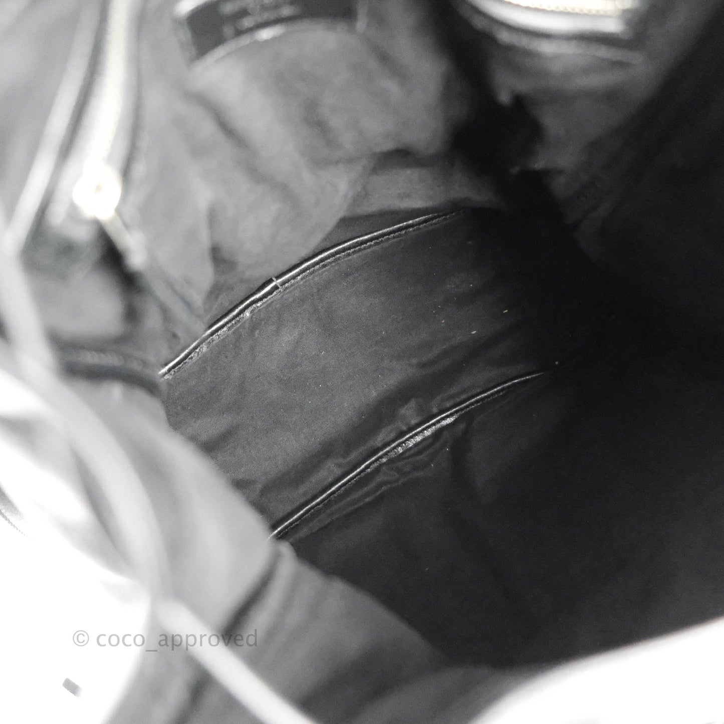 Saint Laurent Festival Fringe Backpack Black Calfskin