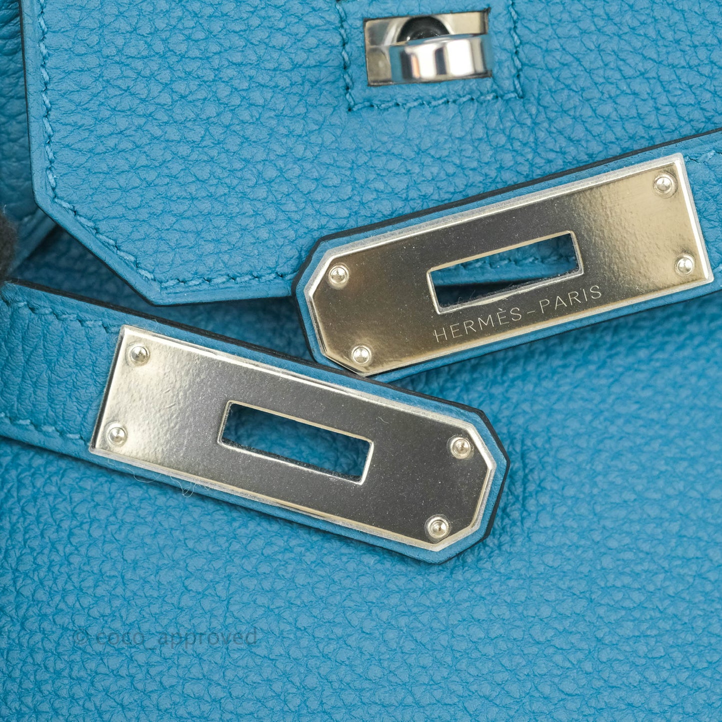 Hermès Birkin 35 Cobalt Togo Palladium Hardware