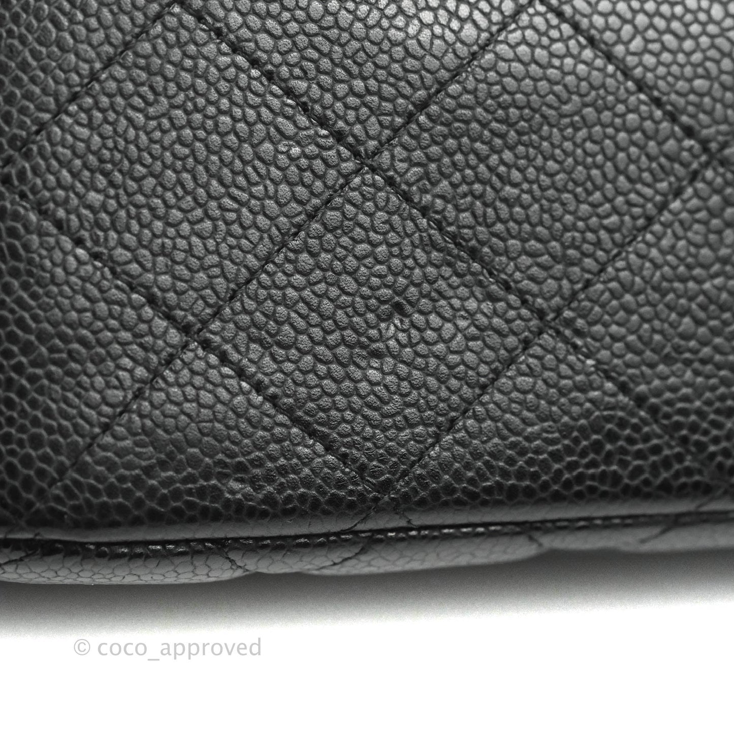 Chanel Jumbo Double Flap Black Caviar Silver Hardware⁣⁣