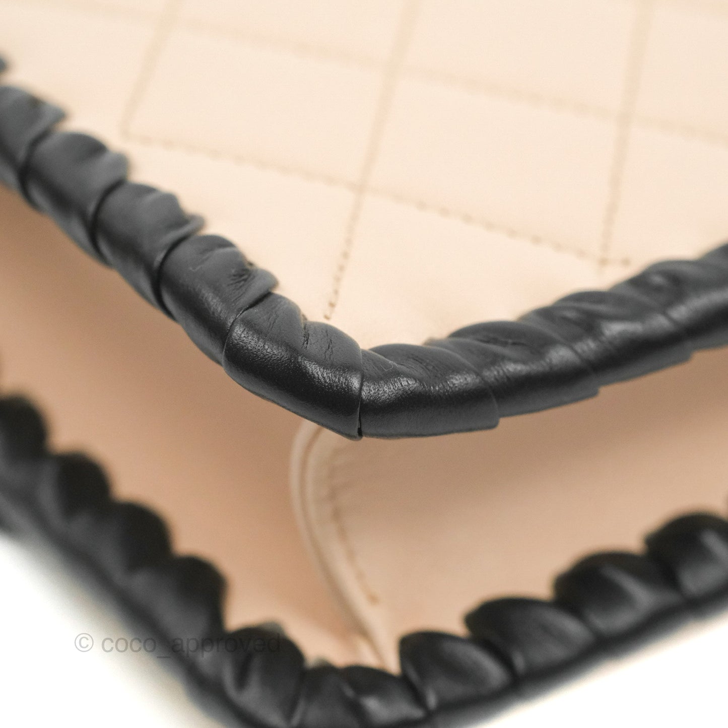 Chanel Mini My Own Frame Flap Braided Beige Pink Calfskin 22S