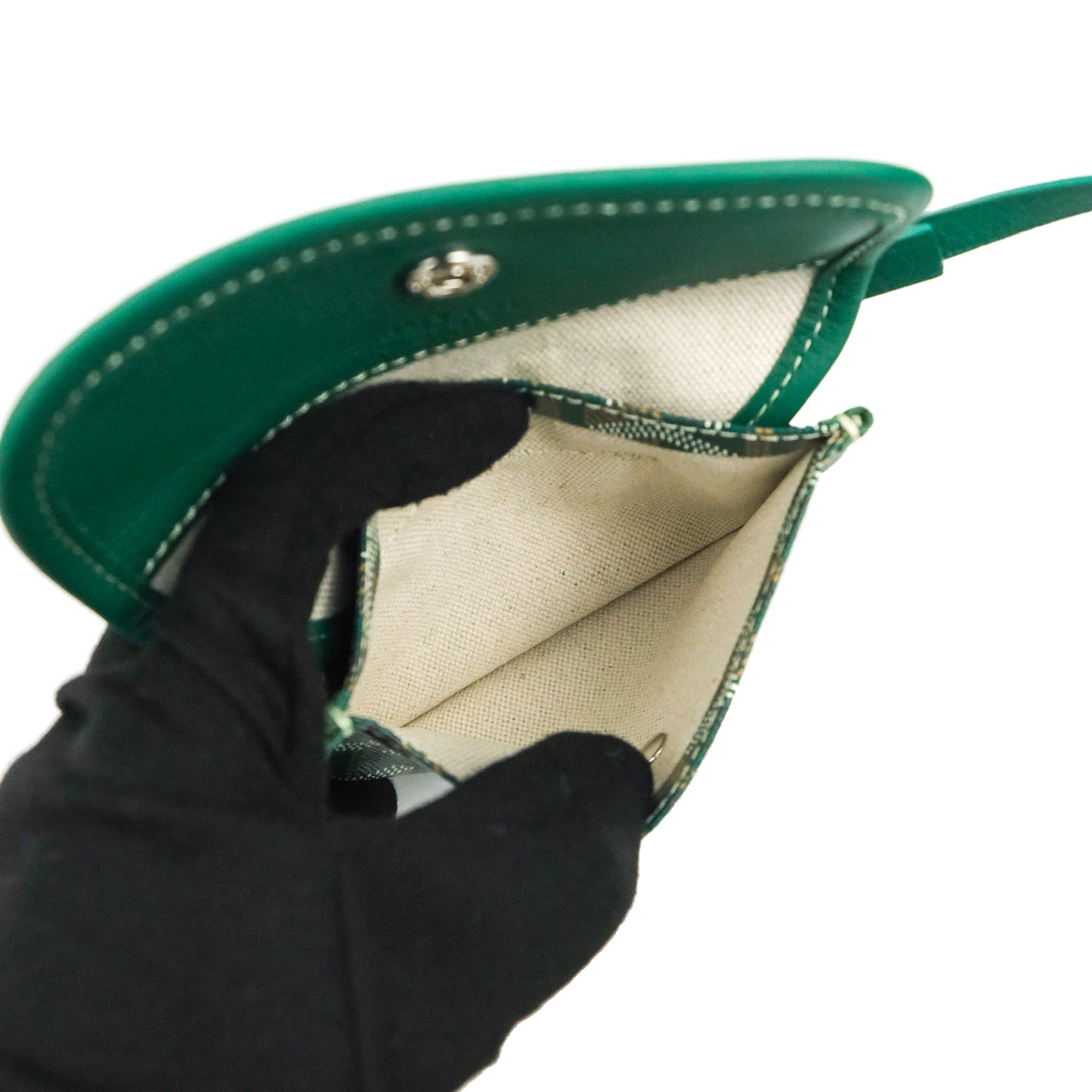 Goyard Anjou Mini Bag Goyardine Canvas Green