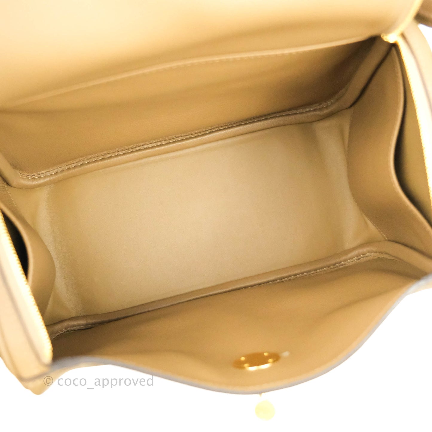 Hermès Lindy 26 Evercolor Beige De Weimar Gold Hardware