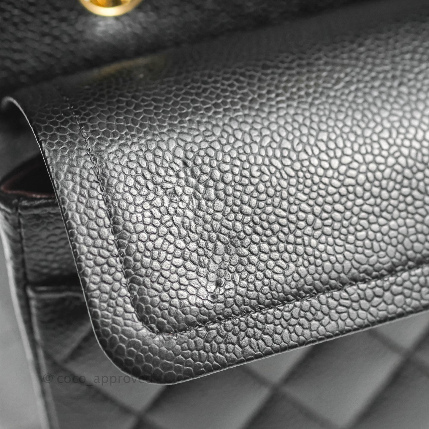 Chanel Small Classic Quilted Flap Black Caviar Gold Hardware