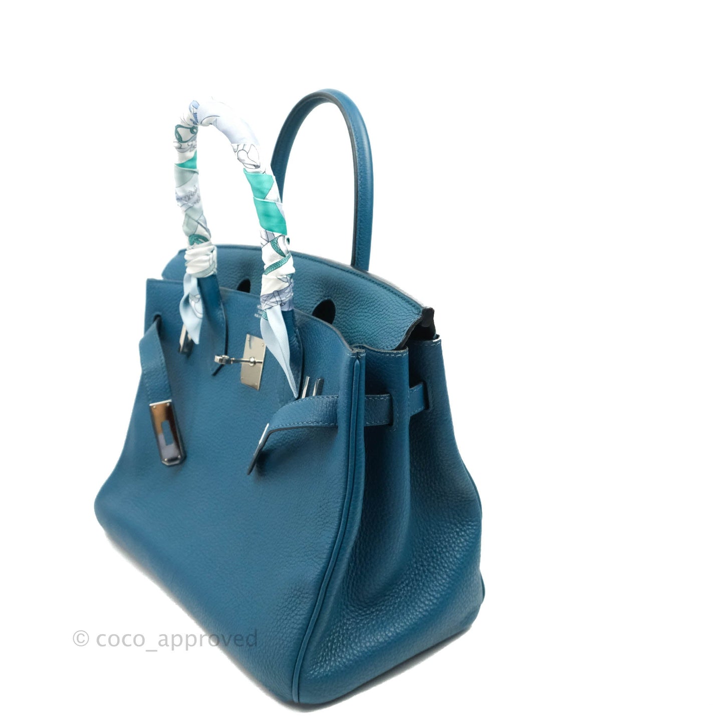 Hermès Birkin 30 Colvert Clemence Silver Hardware
