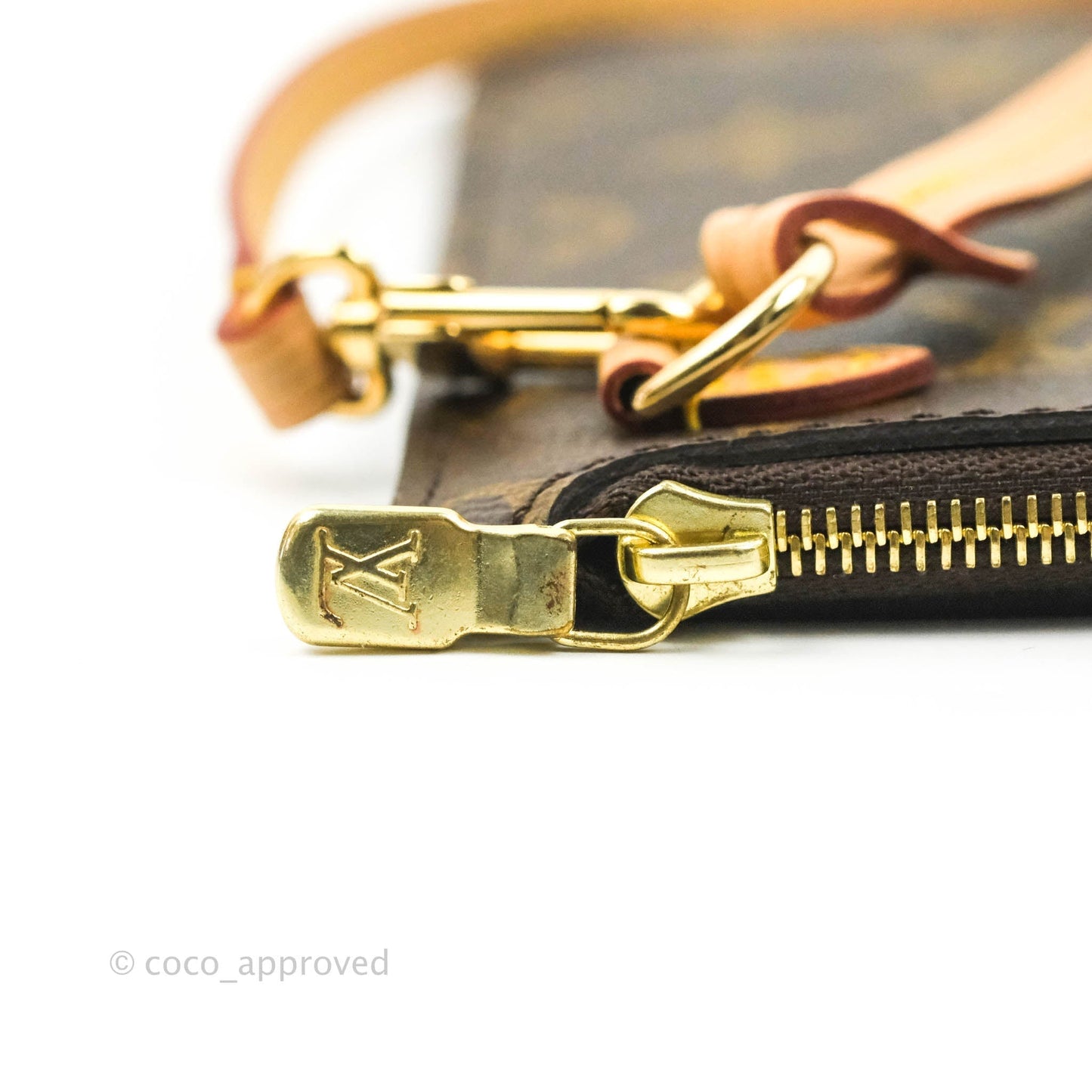 Louis Vuitton Neverfull Clutch Monogram Canvas