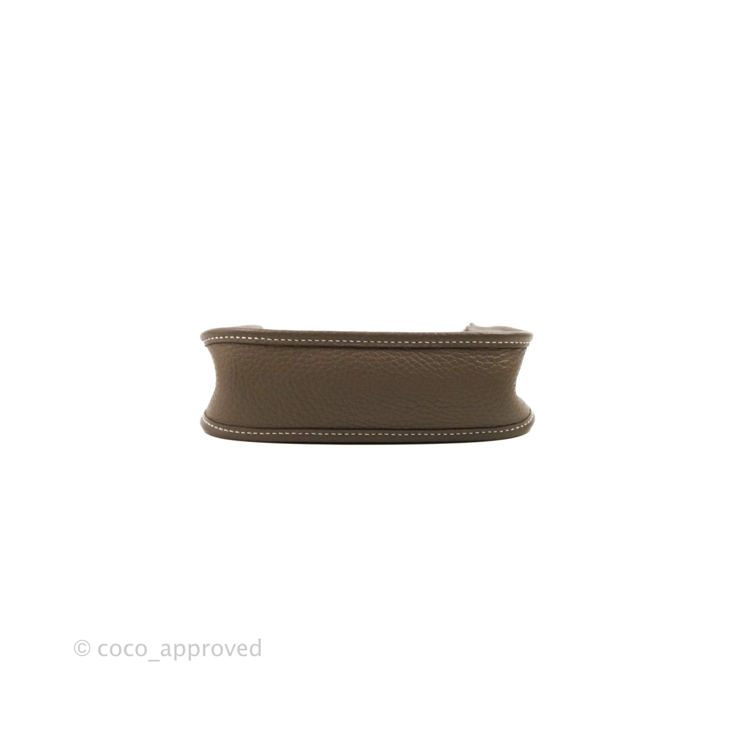 Hermès Mini Evelyne 16 Etoupe Clemence Palladium Hardware