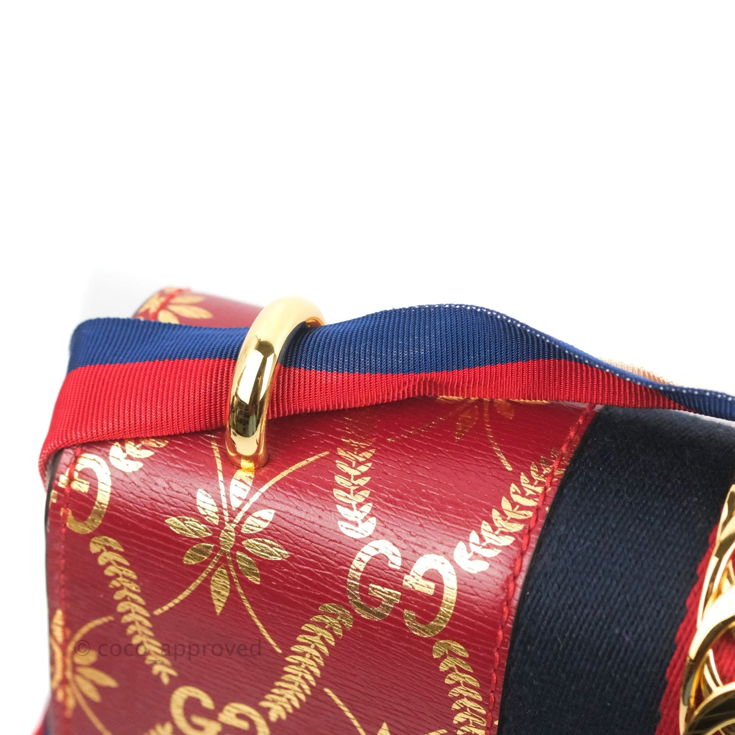 Gucci GG Sylvie Crossbody Bag Red Calfskin