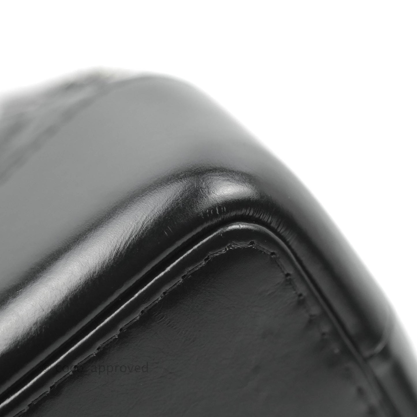 Chanel Chevron Small Gabrielle Backpack Black Aged Calfskin